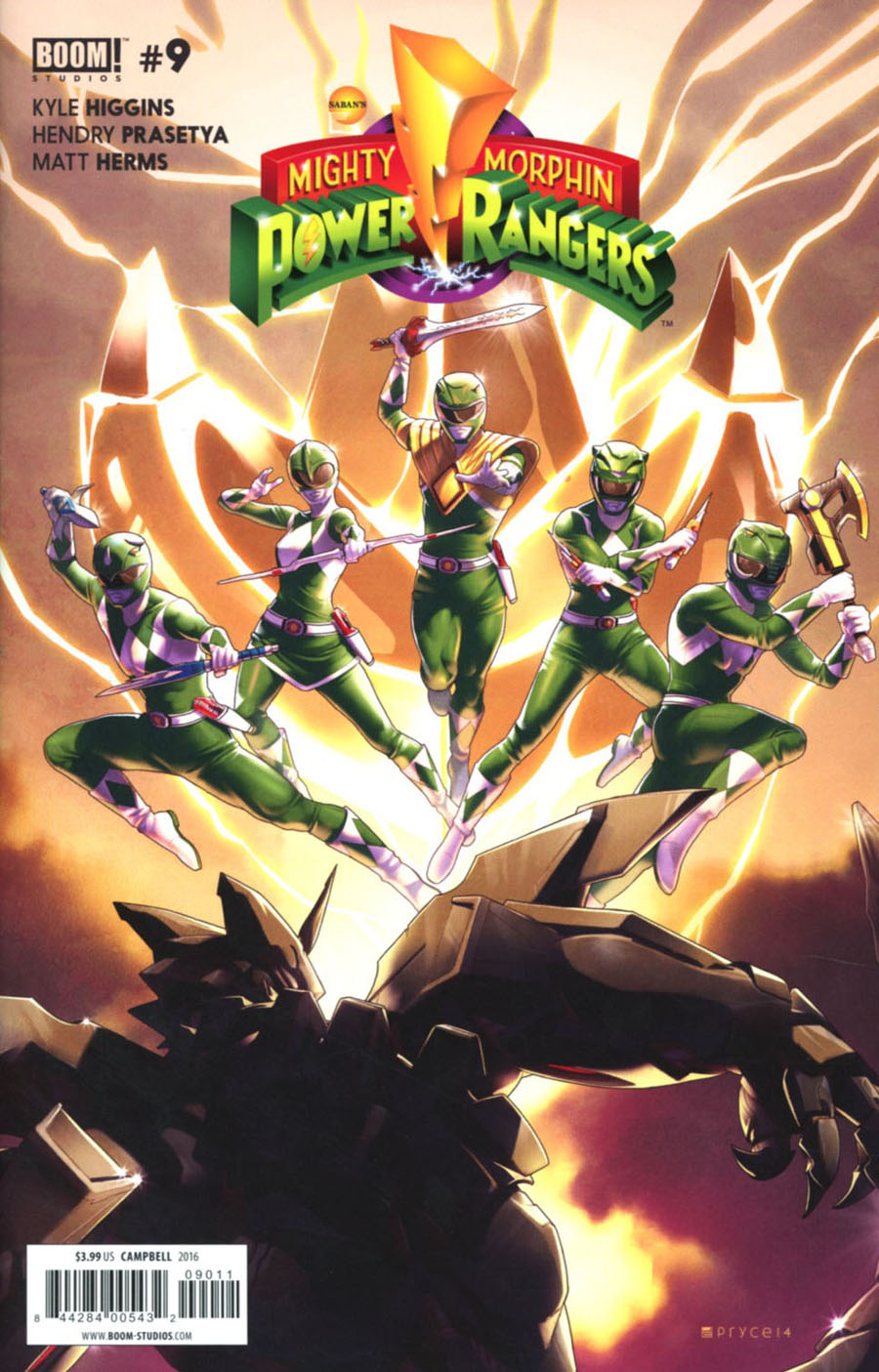 Mighty Morphin Power Rangers (BOOM Studios) #9 Cover A 1st Ptg Regular Jamal Campbell Cover
