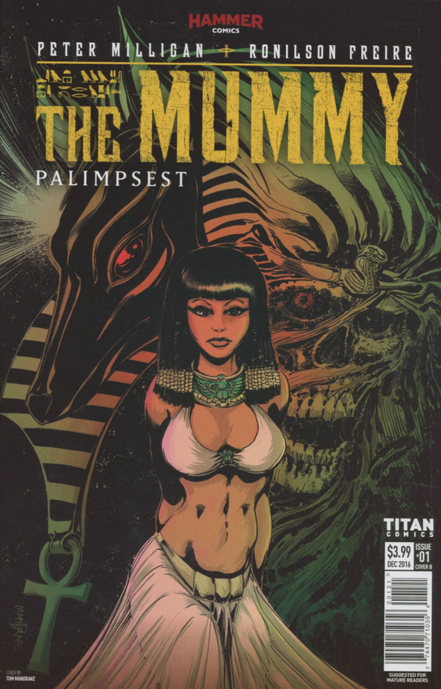 Mummy #1 Cover B Variant Tom Mandrake & MD Penman Cover