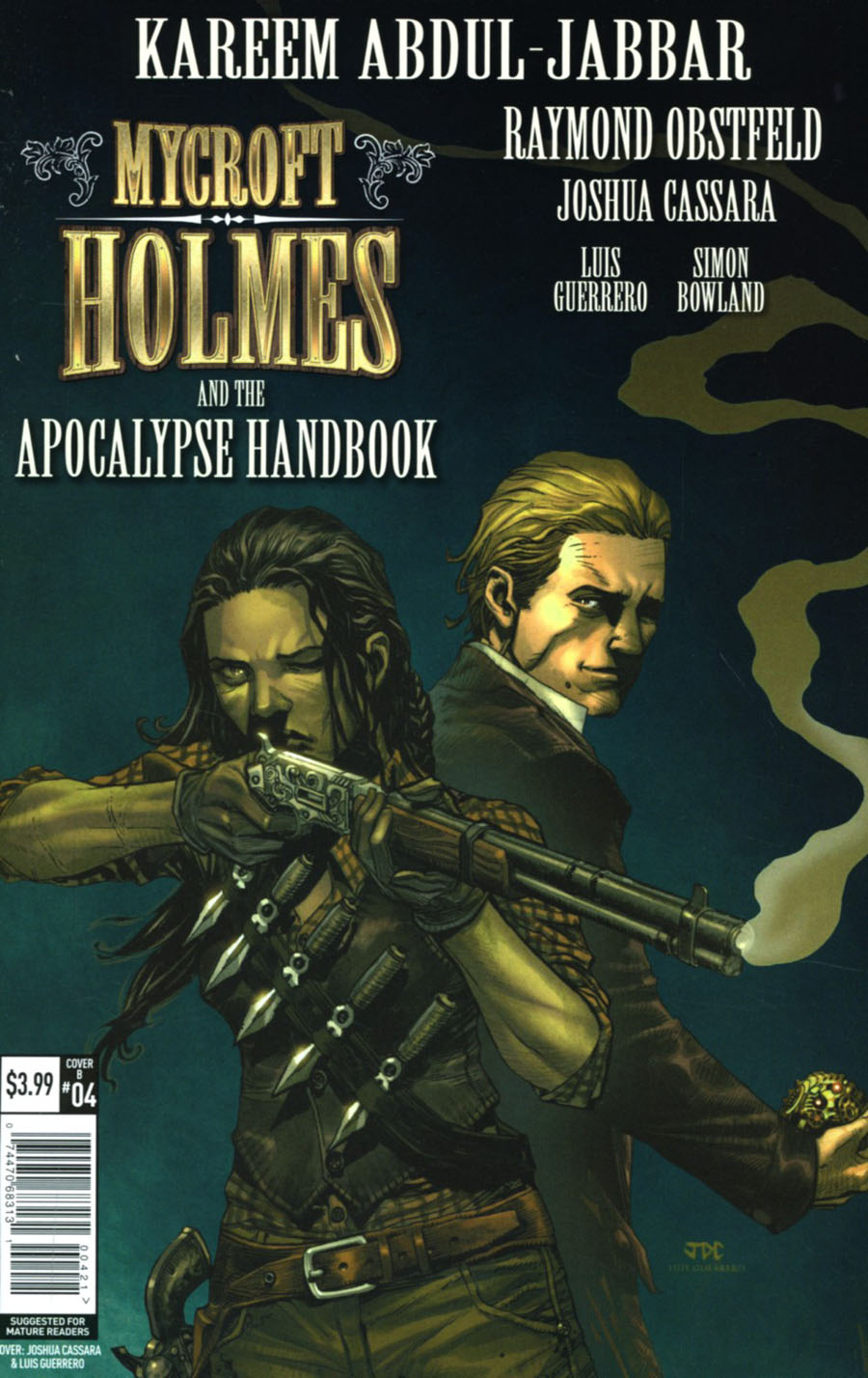Mycroft Holmes And The Apocalypse Handbook #4 Cover B Variant Joshua Cassara & Luis Guerrero Cover