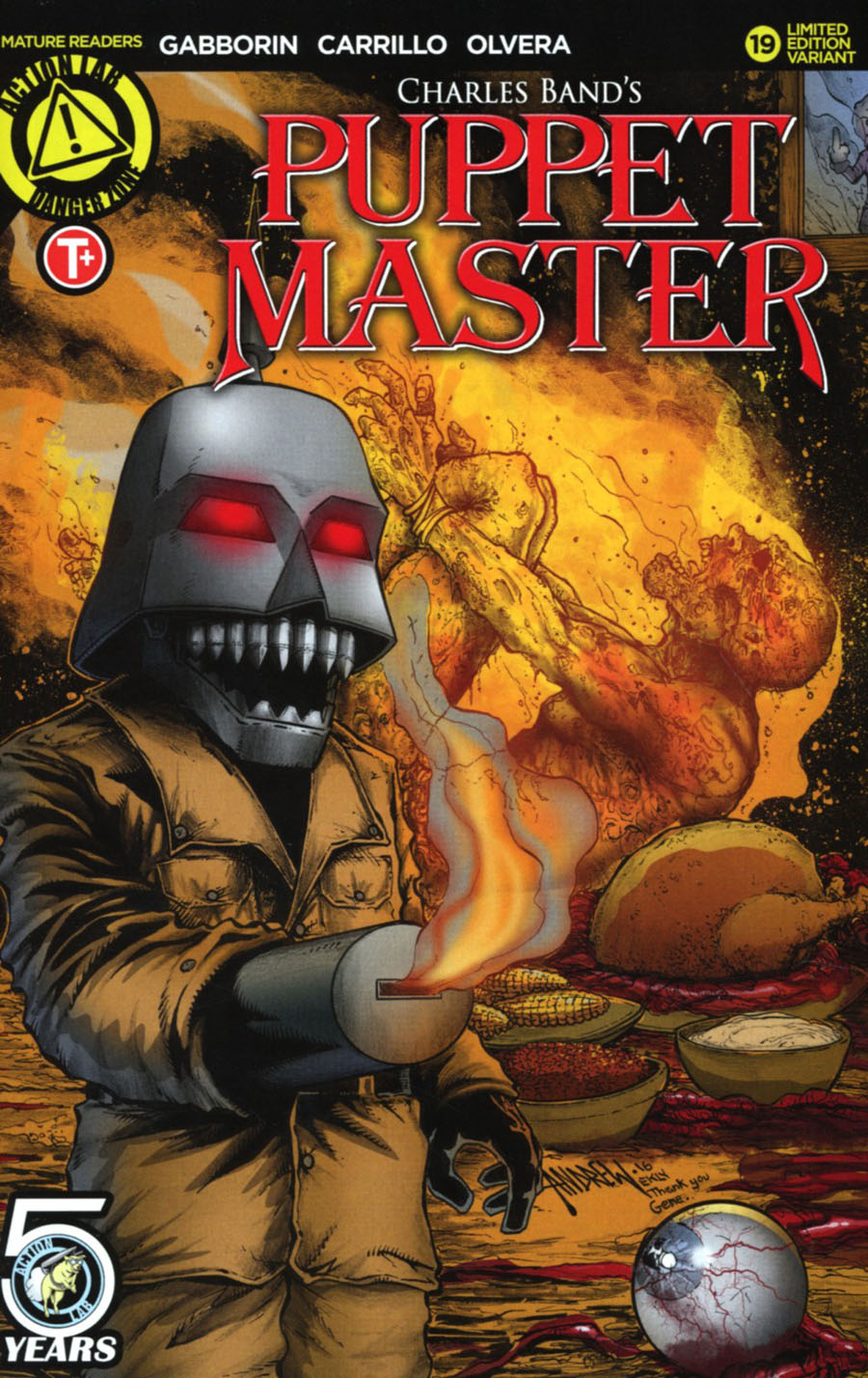 Puppet Master #19 Cover D Variant Andrew Mangum Color Cover