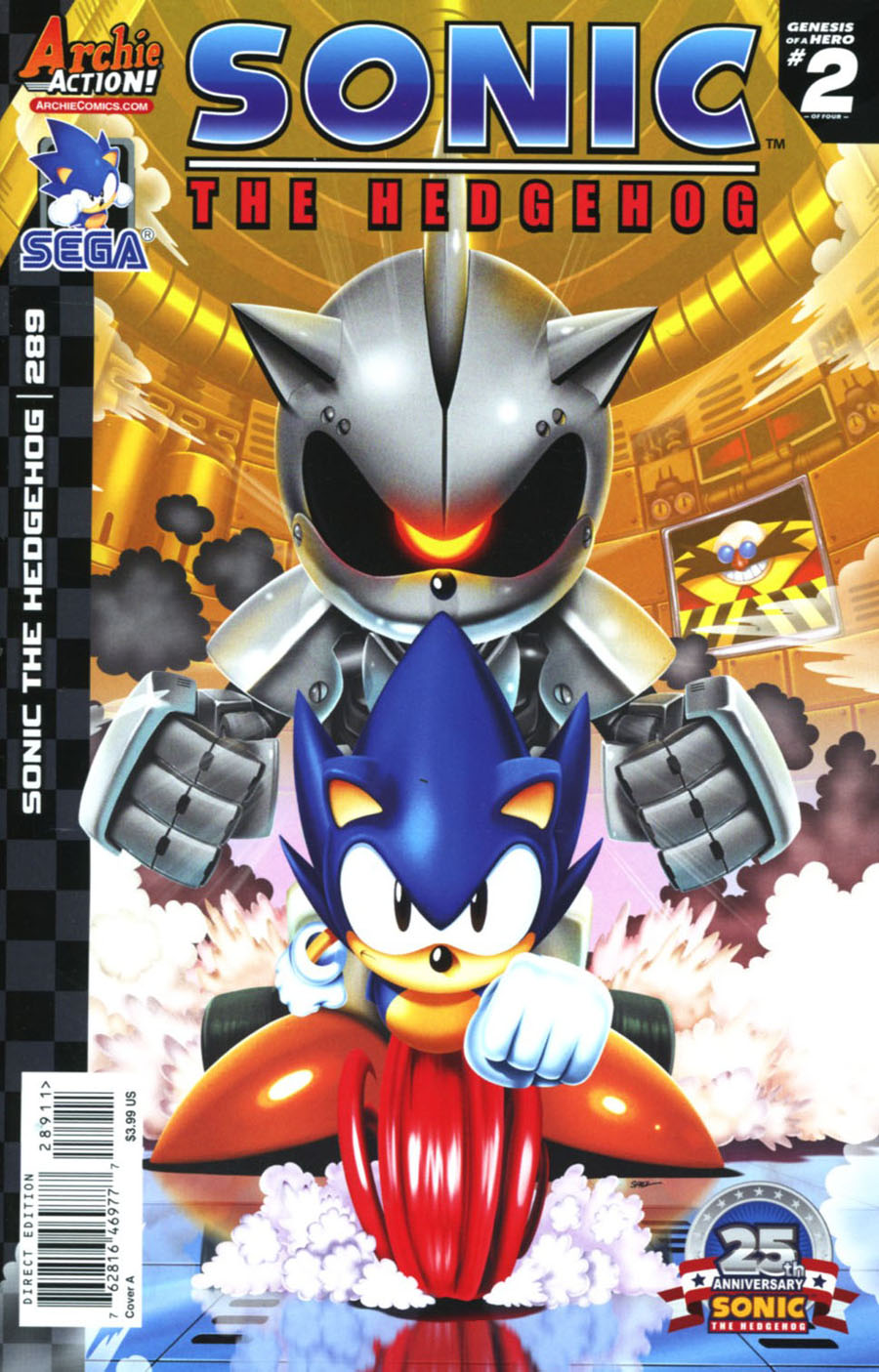 Sonic The Hedgehog Vol 2 #289 Cover A Regular Patrick Spaz Spaziante Cover