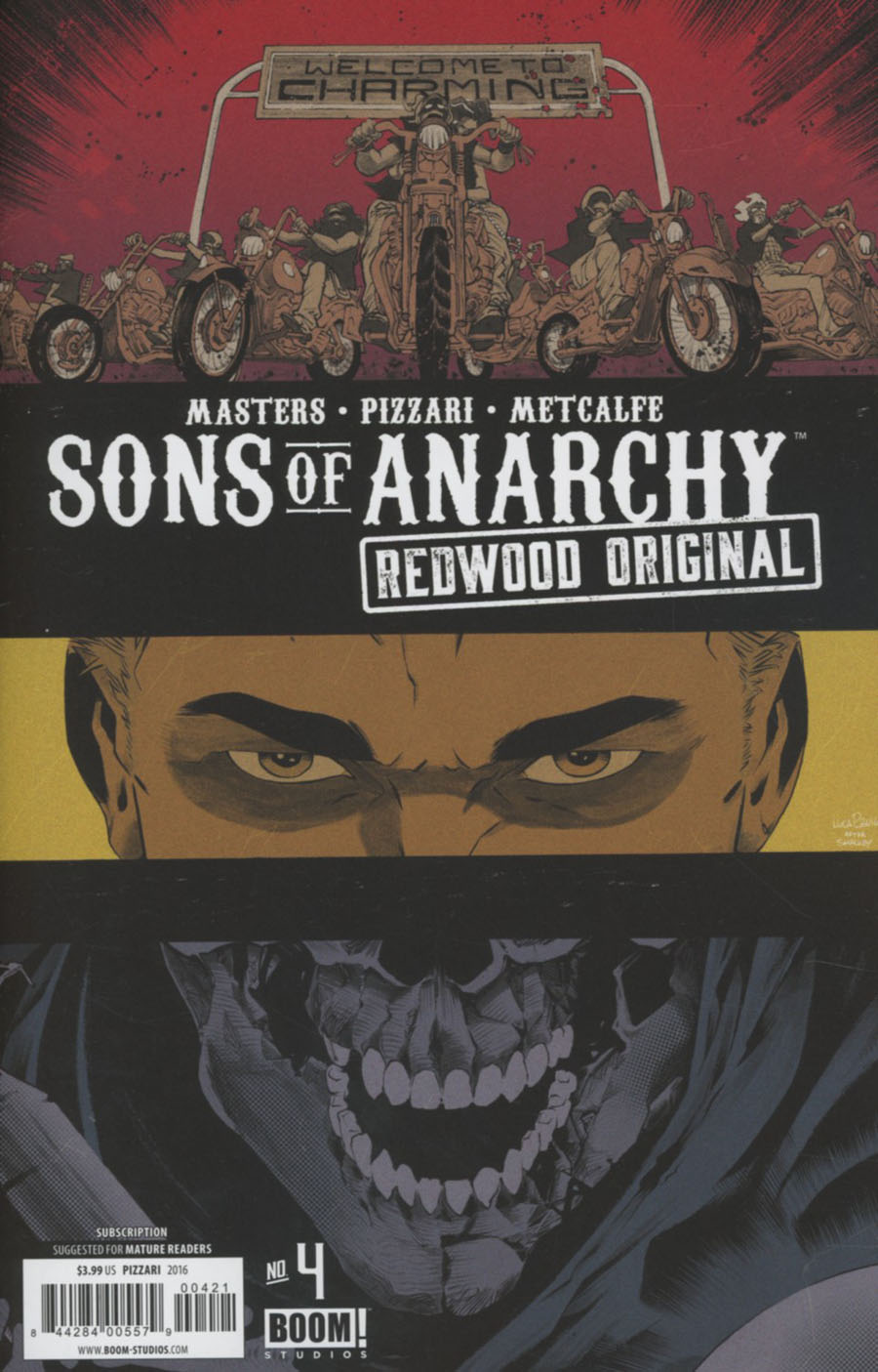 Sons Of Anarchy Redwood Original #4 Cover B Variant Luca Pizzari Subscription Cover