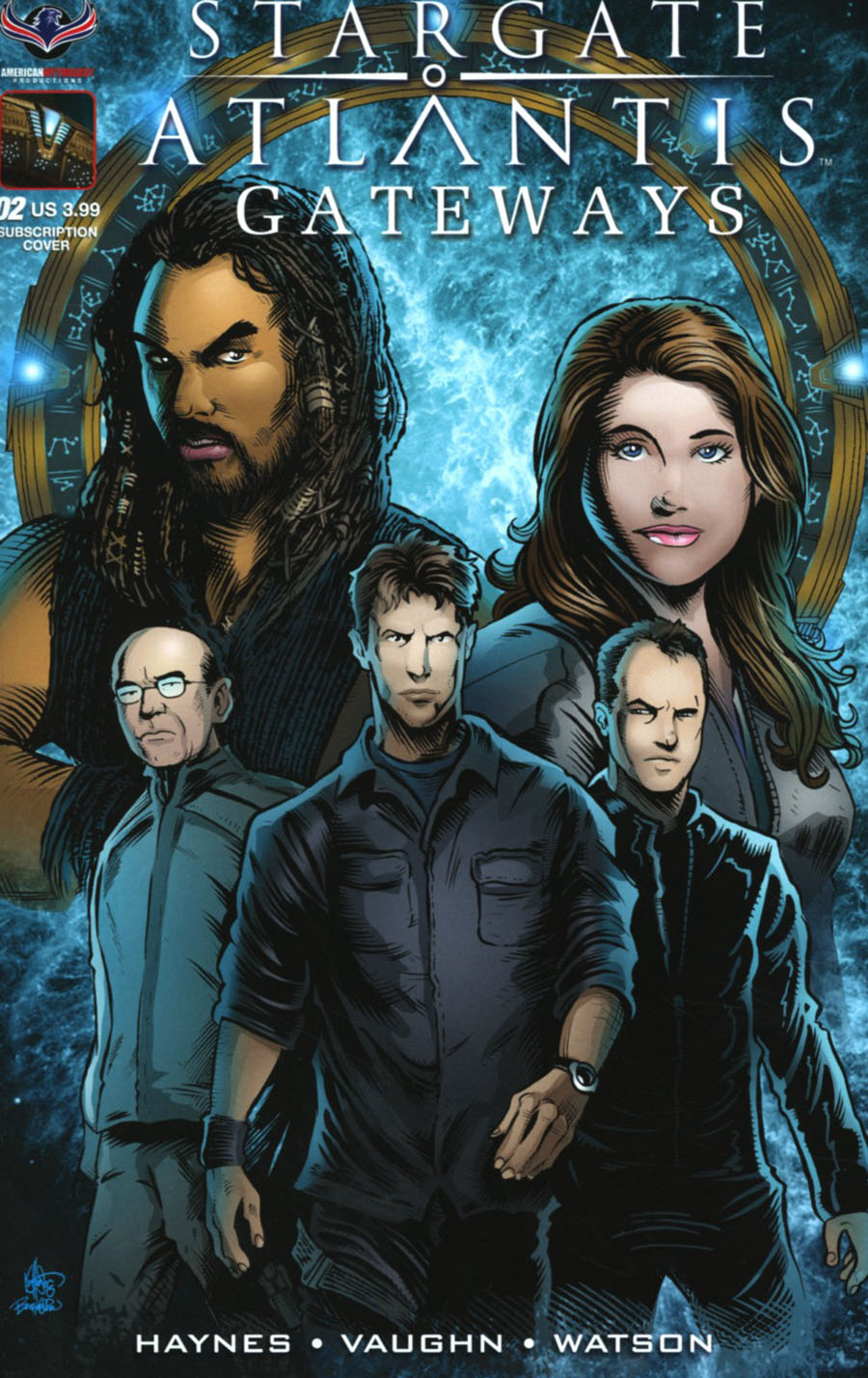 Stargate Atlantis Gateways #2 Cover B Variant Ken Haeser & Buz Subscription Cover