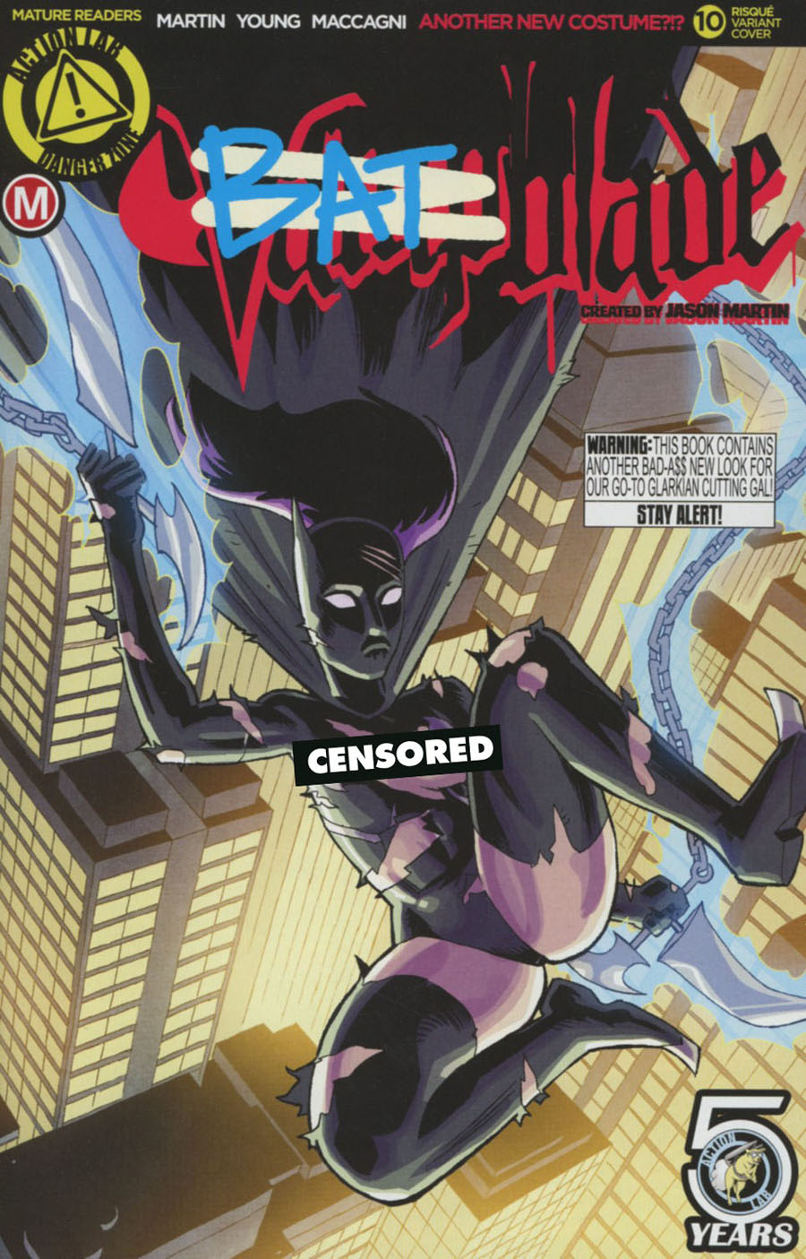 Vampblade #10 Cover B Variant Winston Young Risque Cover