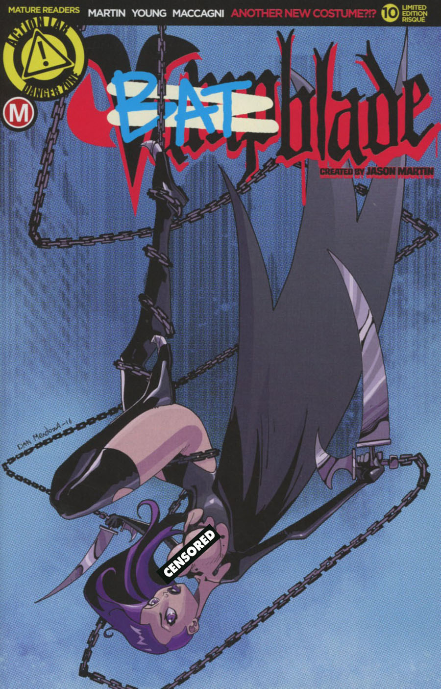 Vampblade #10 Cover D Variant Dan Mendoza BatBlade Risque Cover