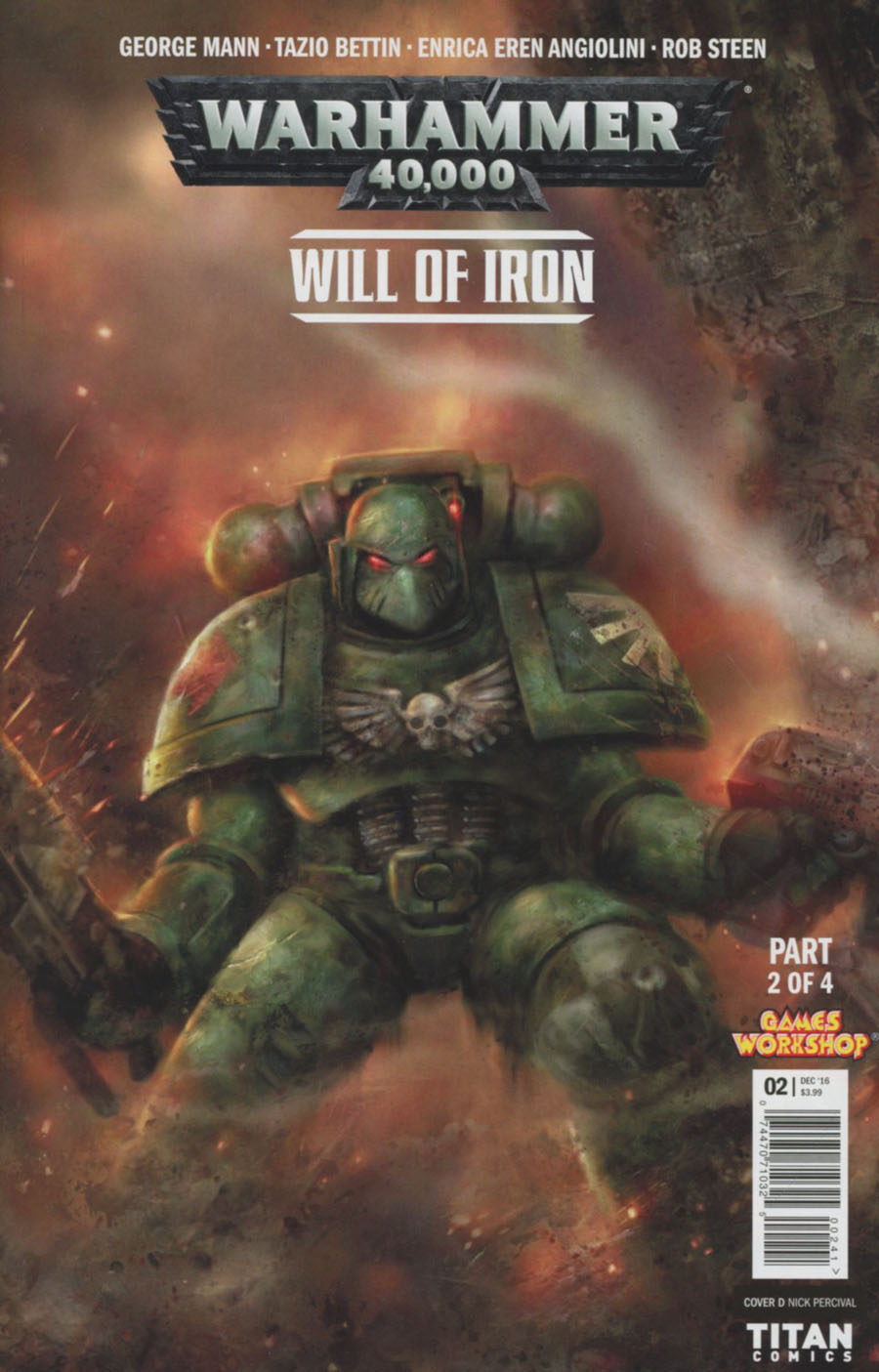 Warhammer 40000 Will Of Iron #2 Cover D Variant Nick Percival Cover