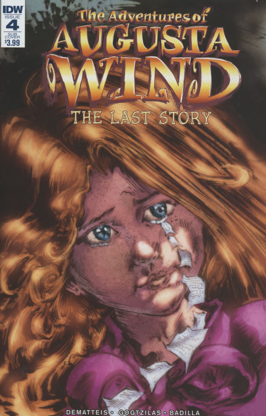 Adventures Of Augusta Wind Vol 2 Last Story #4 Cover B Variant Vassilis Gogtzilas Subscription Cover