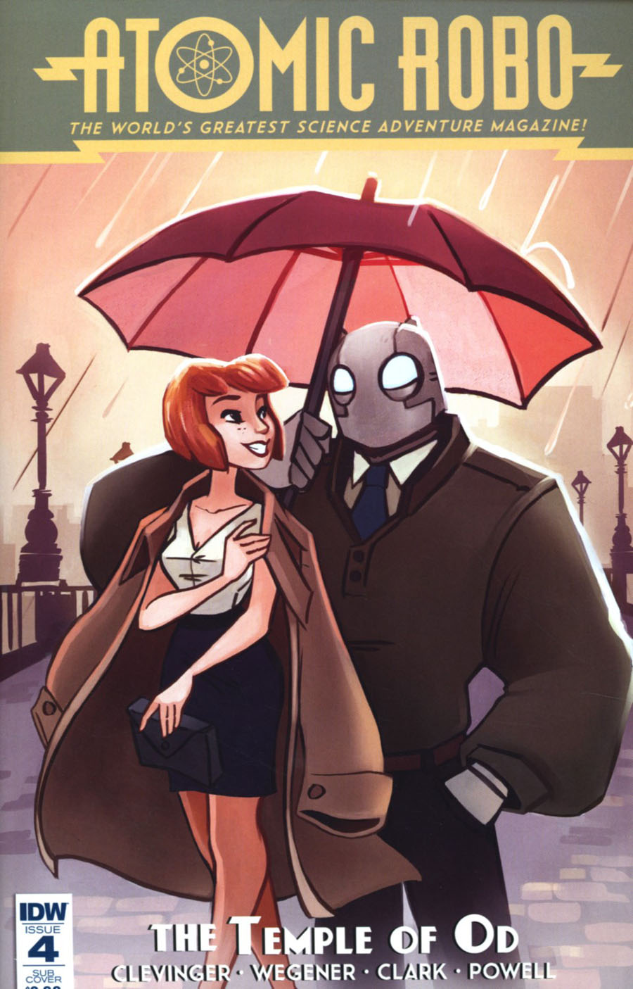 Atomic Robo And The Temple Of Od #4 Cover B Variant Hollie Mengert Subscription Cover