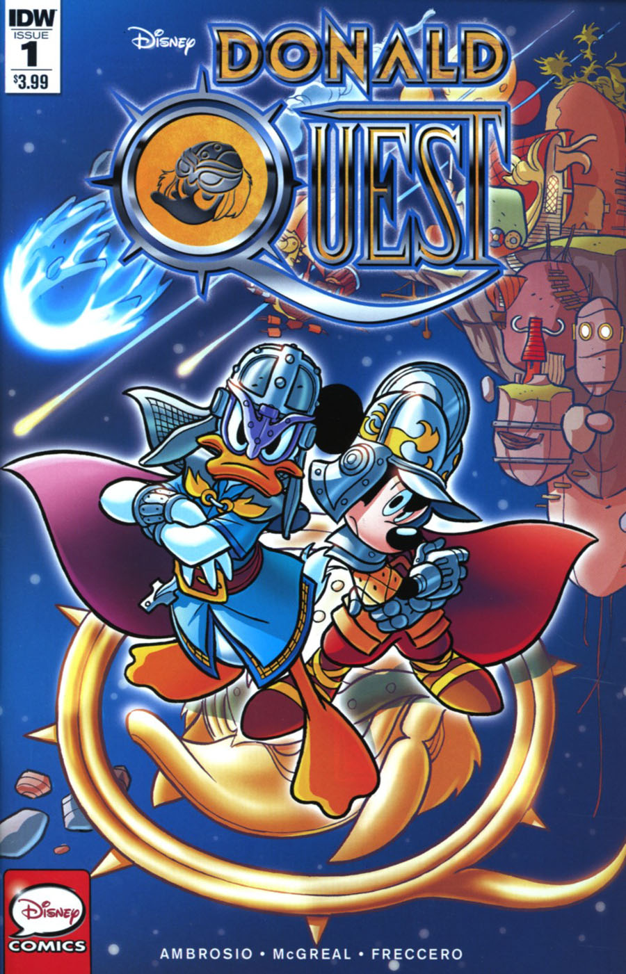 Donald Quest #1 Cover A Regular Andrea Freccero Cover