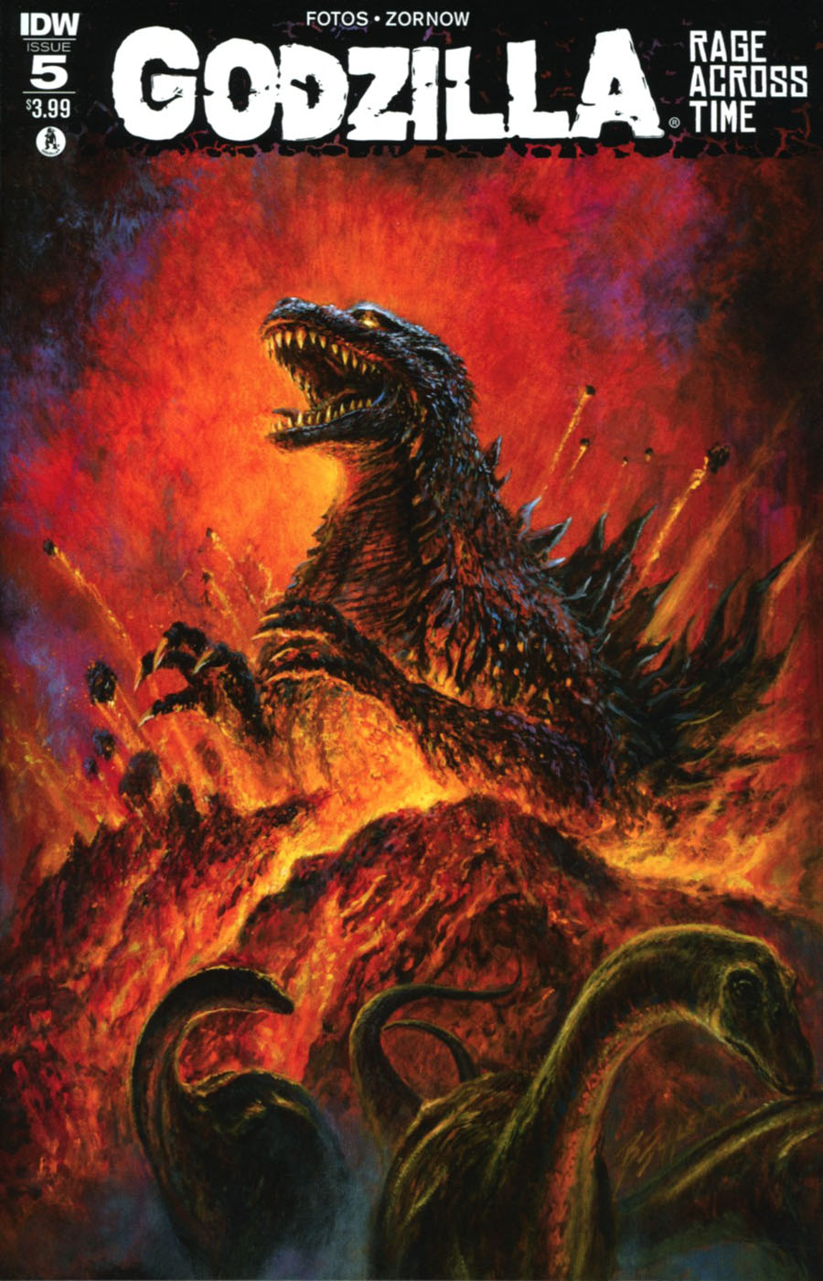 Godzilla Rage Across Time #5 Cover A Regular Bob Eggleton Cover