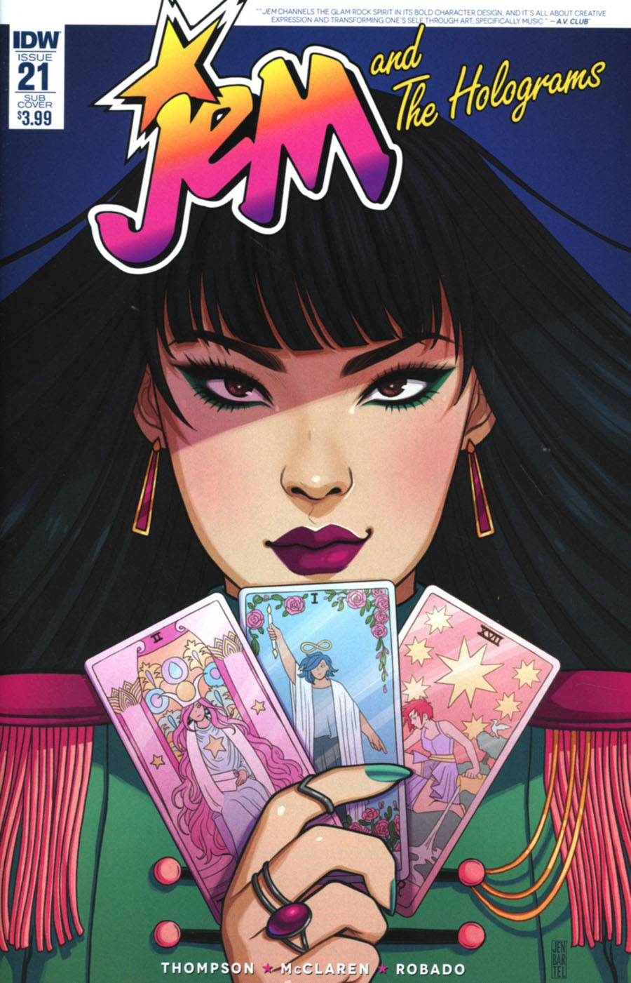 Jem And The Holograms #21 Cover B Variant Jen Bartel Subscription Cover