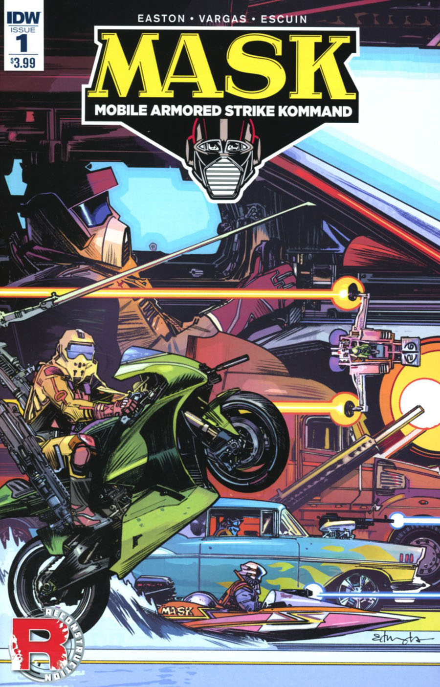 M.A.S.K. Mobile Armored Strike Kommand #1 Cover A Regular Tommy Lee Edwards Cover