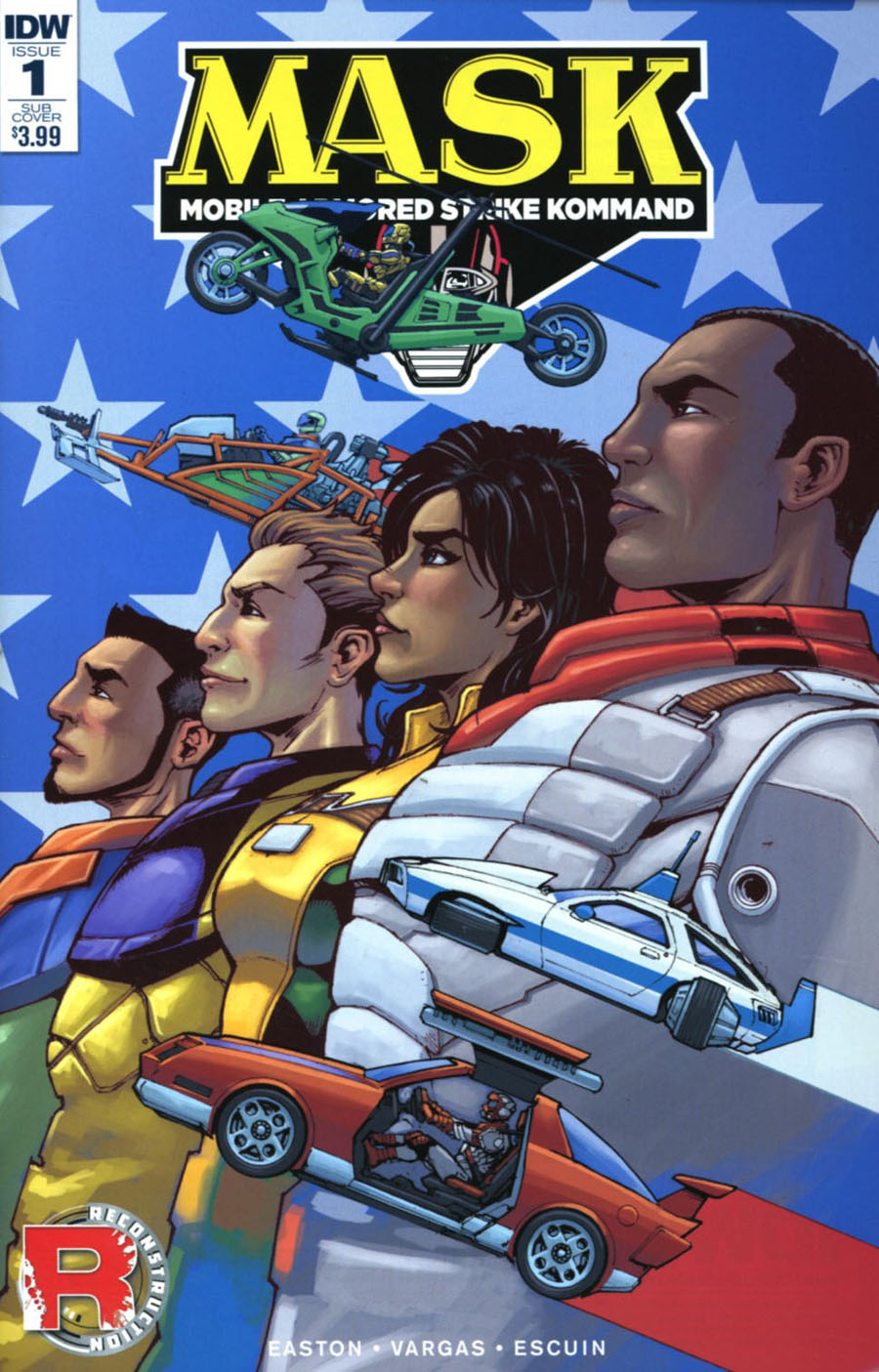 M.A.S.K. Mobile Armored Strike Kommand #1 Cover C Variant Andrew Griffith Subscription Cover