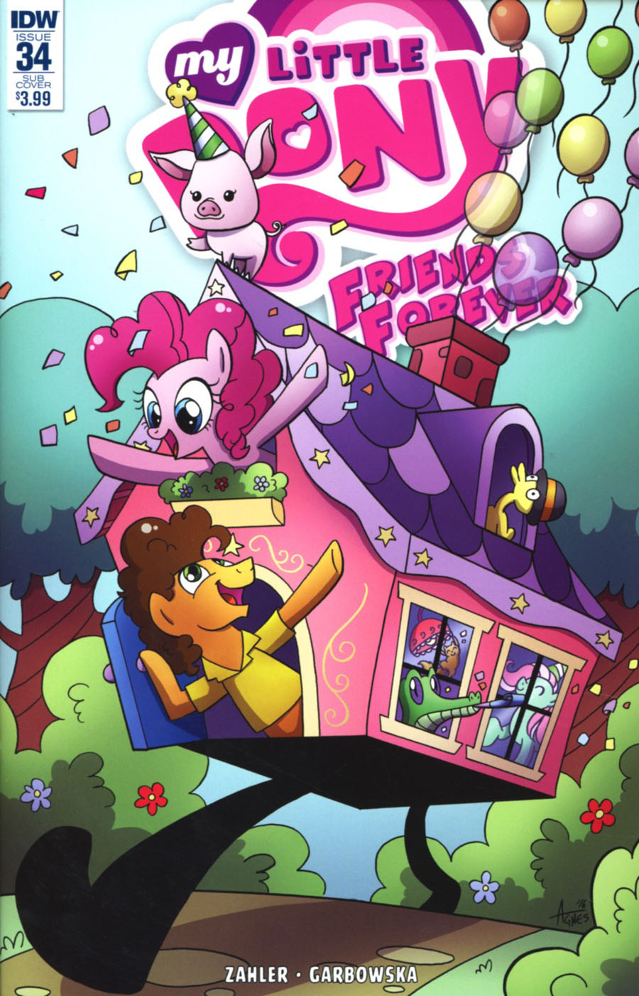 My Little Pony Friends Forever #34 Cover B Variant Agnes Garbowska Subscription Cover