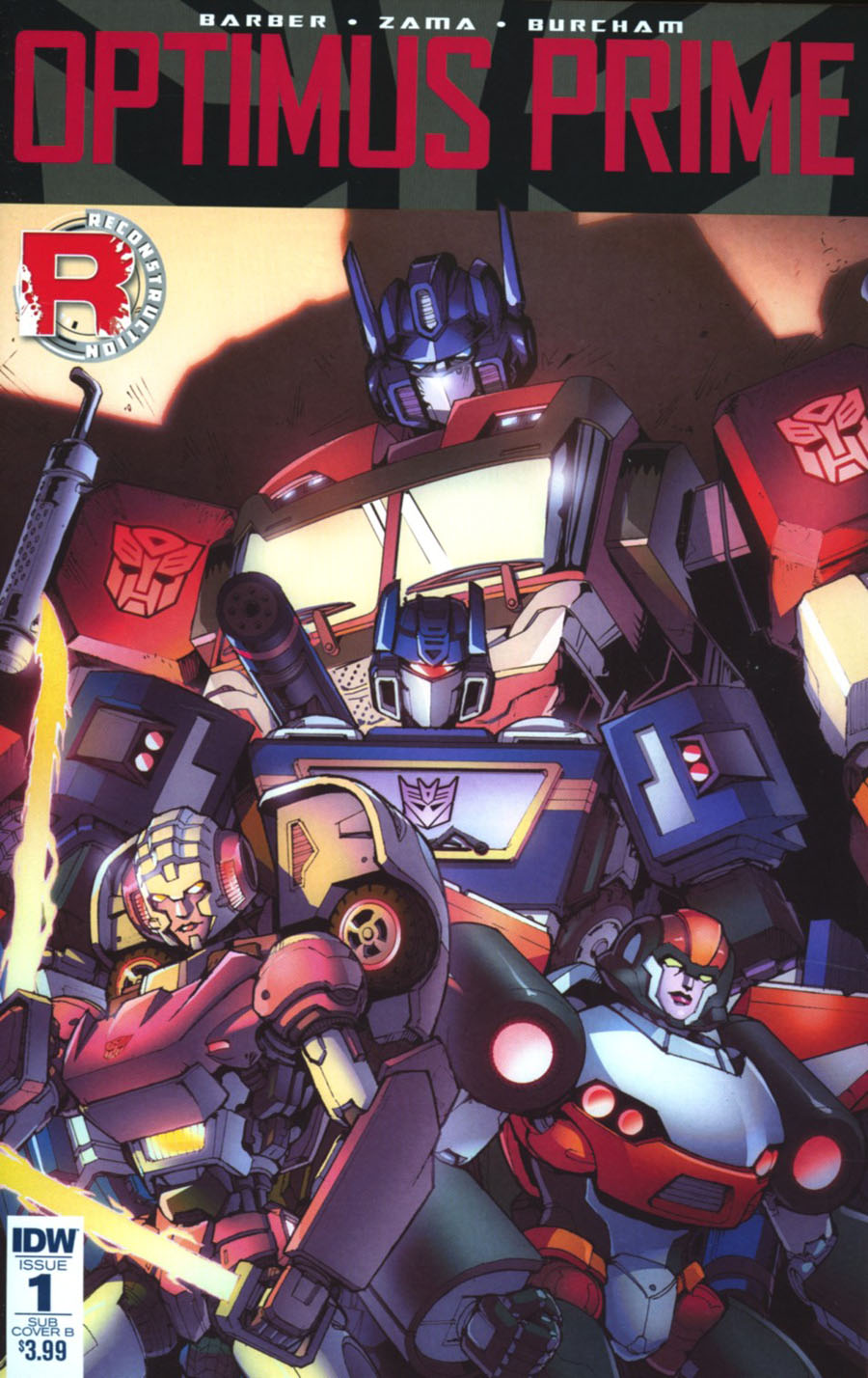 Optimus Prime #1 Cover C Variant Andrew Griffith Subscription Cover