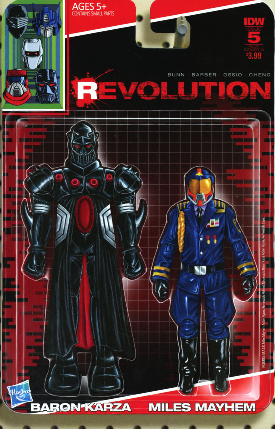 Revolution #5 Cover E Variant Adam Riches Imaginary 2-Pack Toy Subscription Cover