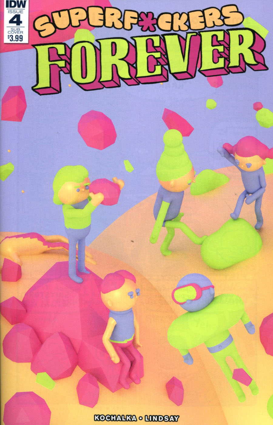 Super F*ckers Forever #4 Cover B Variant Julian Glander Subscription Cover