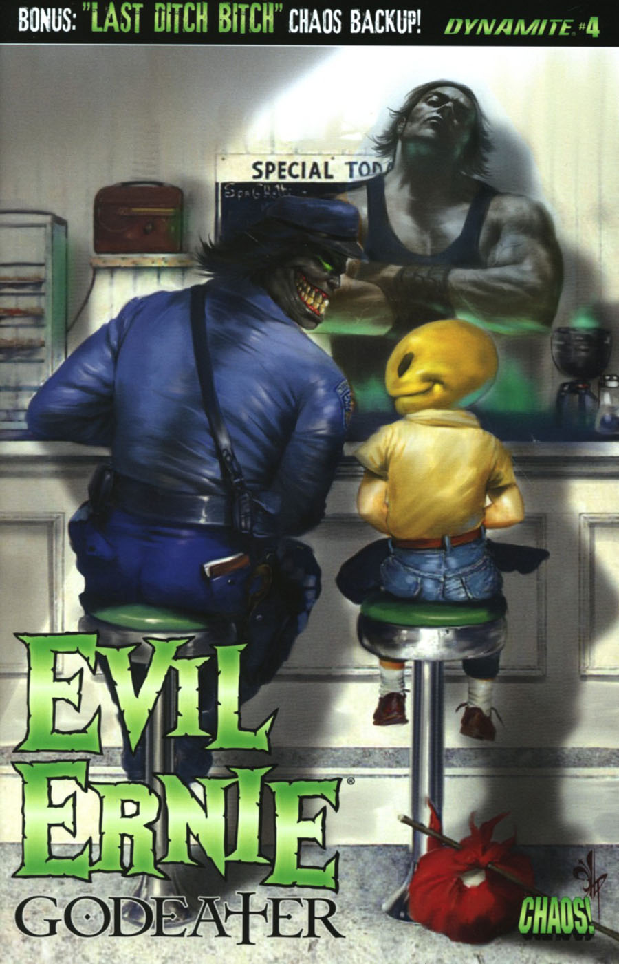 Evil Ernie Godeater #4 Cover A Regular Lucio Parrillo Cover