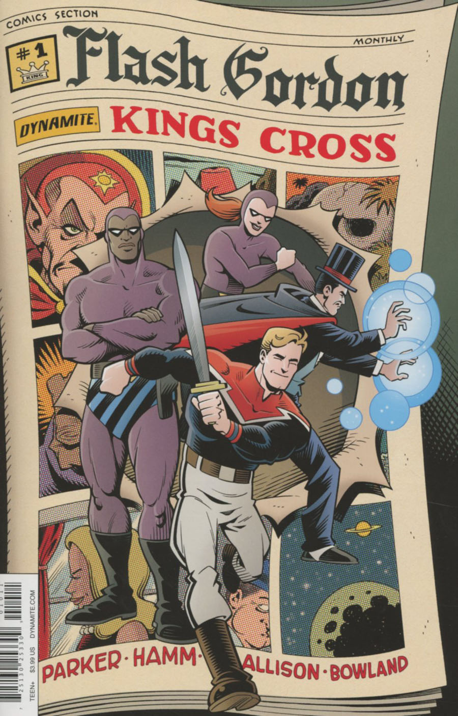 Flash Gordon Kings Cross #1 Cover A Regular Roger Langridge Cover