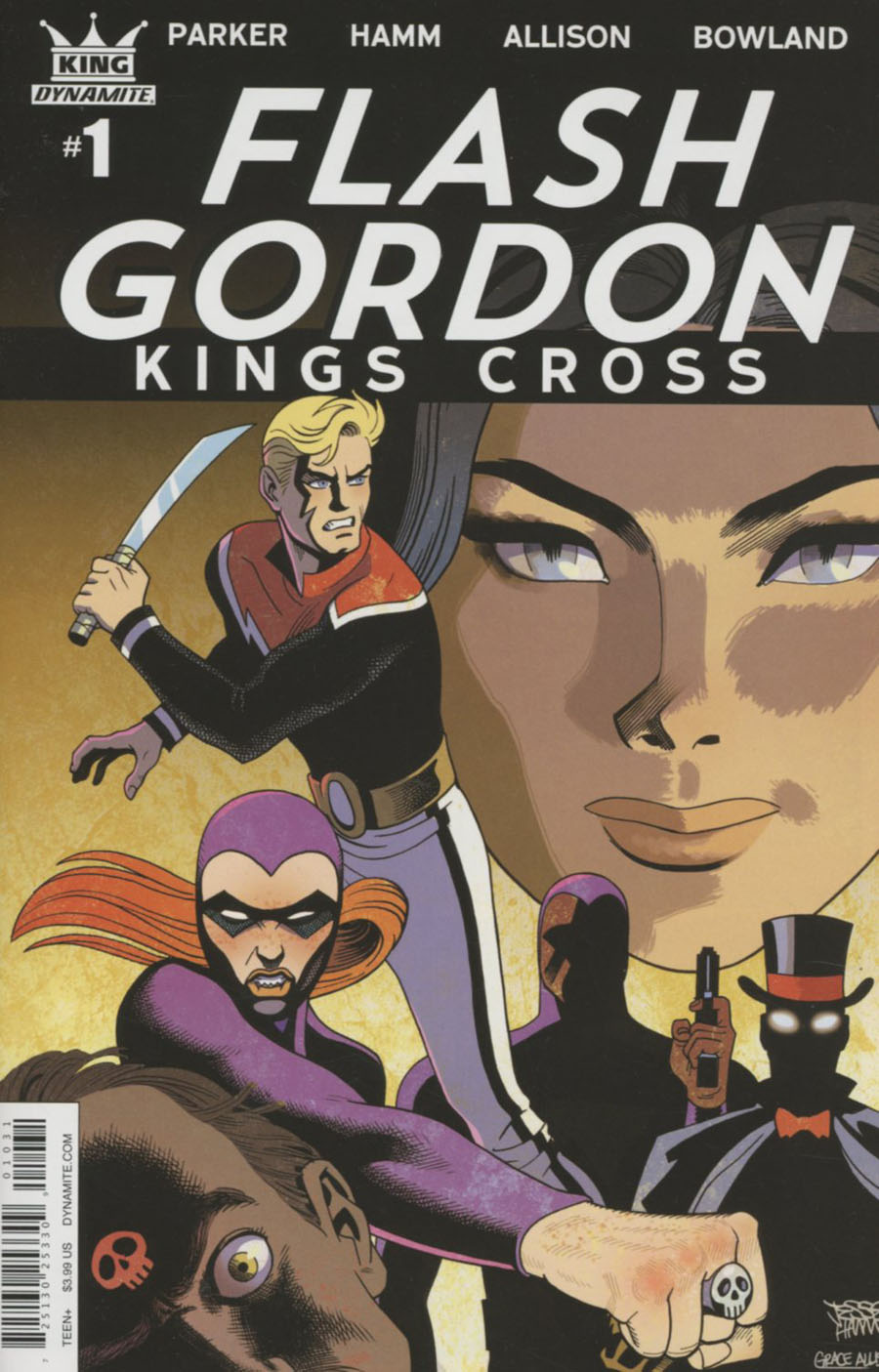 Flash Gordon Kings Cross #1 Cover C Variant Jesse Hamm Cover