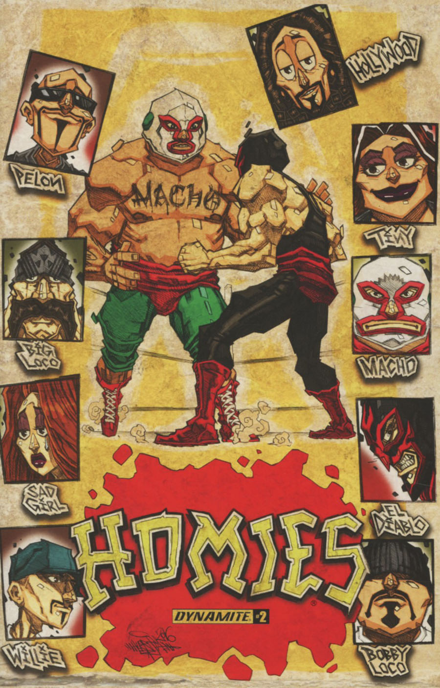 Homies #2 Cover A Regular Andrew Huerta Cover