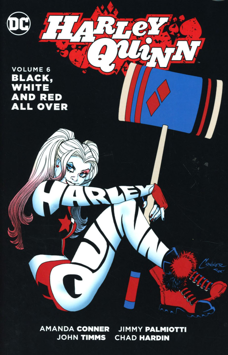 Harley Quinn (New 52) Vol 6 Black White And Red All Over HC