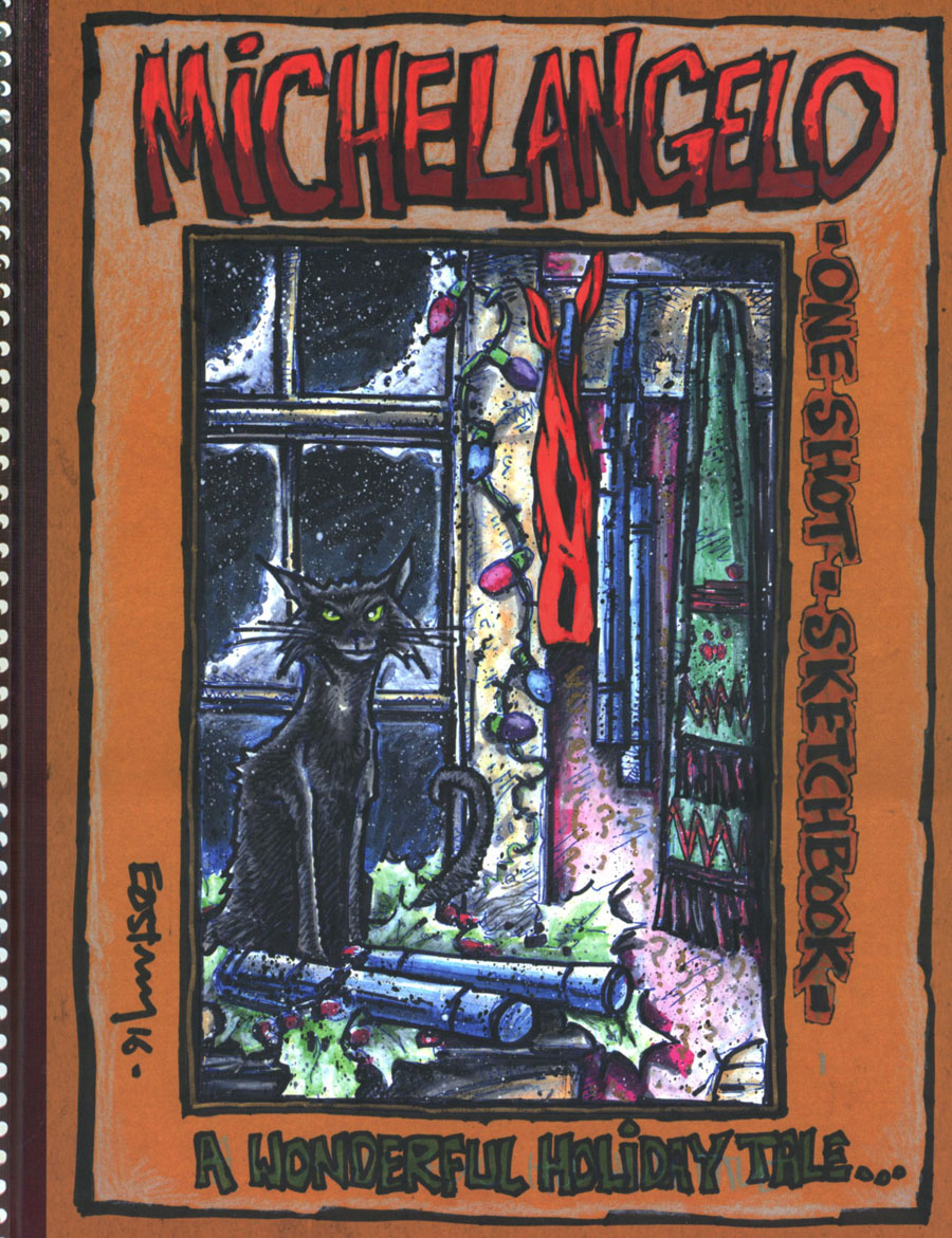 Teenage Mutant Ninja Turtles Kevin Eastman Notebook Series Michelangelo HC