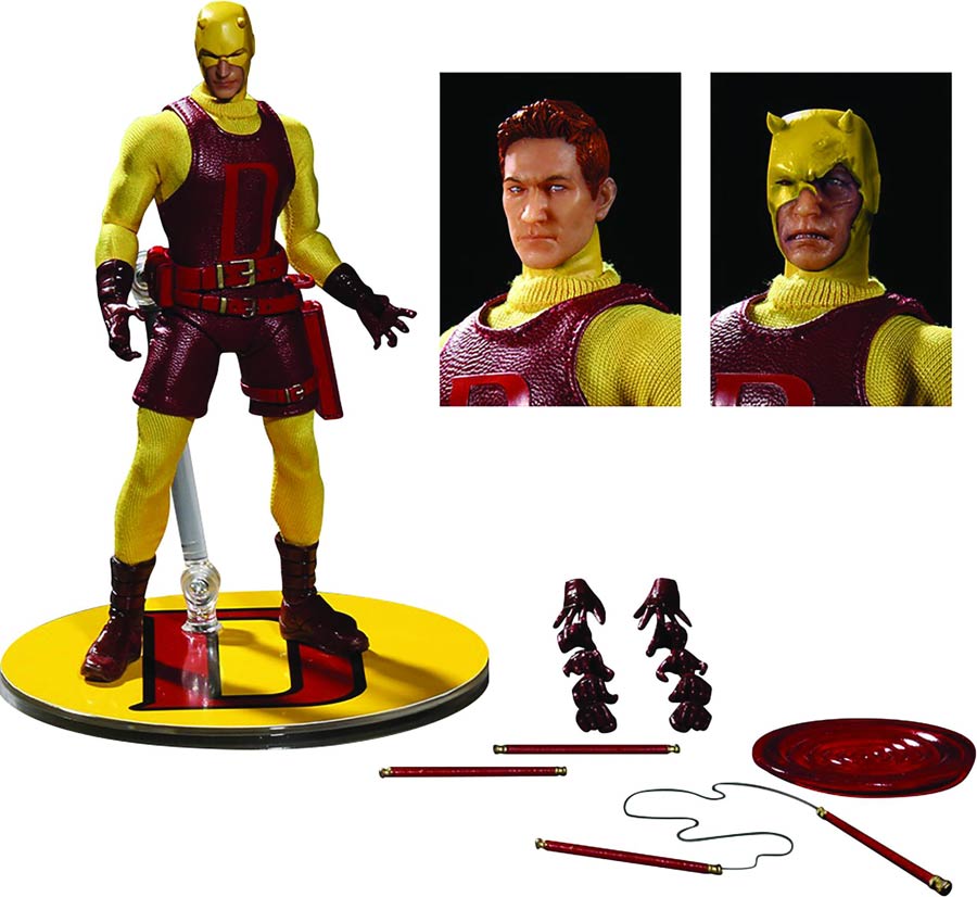One-12 Collective Marvel Daredevil Previews Exclusive Yellow Costume Action Figure