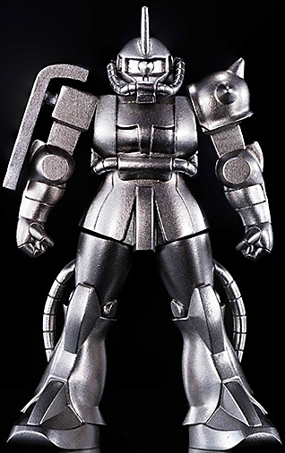 Absolute Chogokin Gundam GM-02 Zaku II Chars Custom Die-Cast Mini-Figure