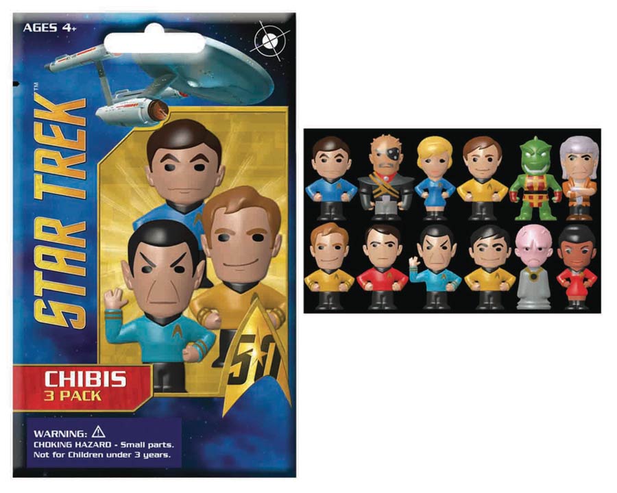 Star Trek Chibi Figure Blind Mystery Box Display