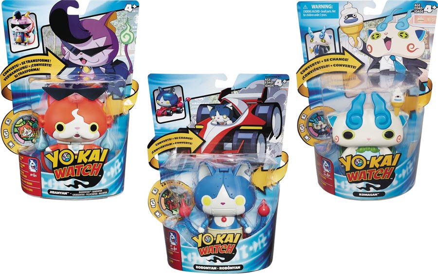 Yo-Kai Watch Converting Character Pack Assortment Case 201603