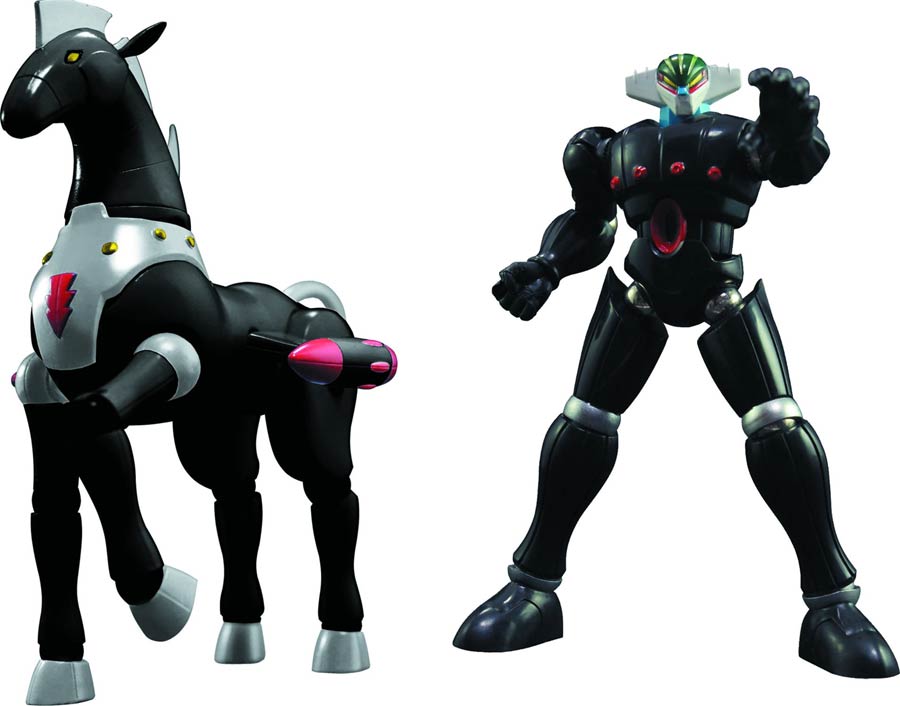 Dynamite Action S Kotetsu Jeeg & Pantheroid Figure Black Version