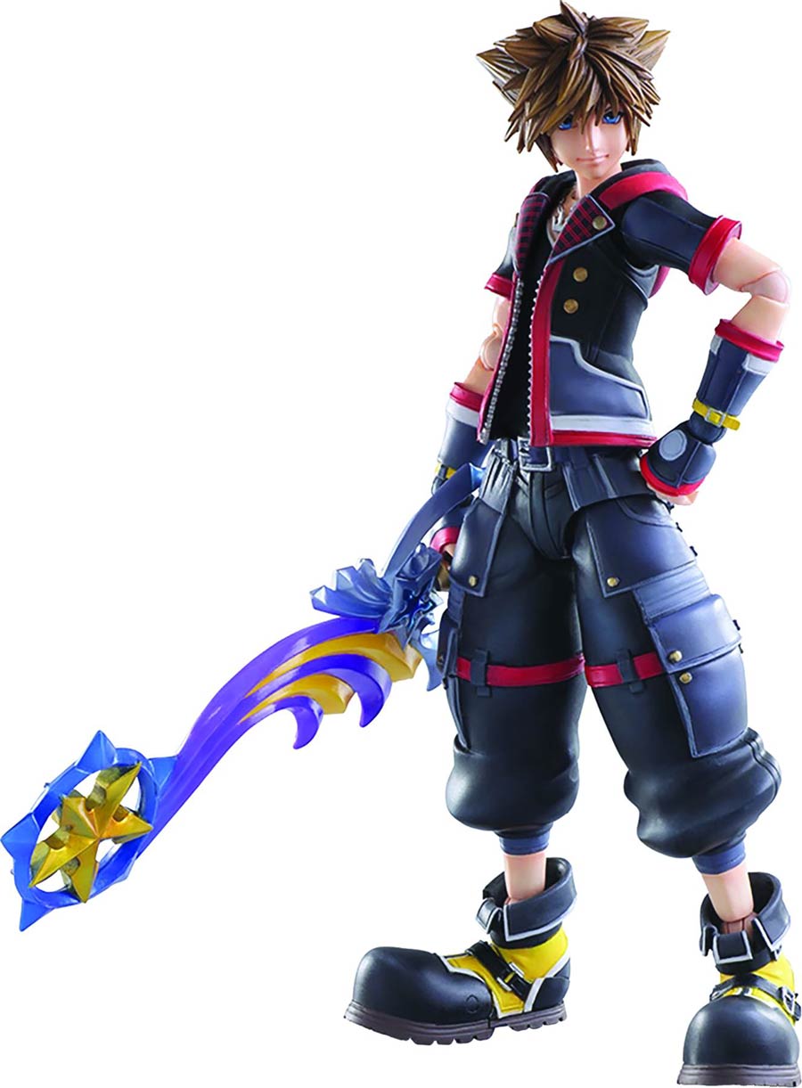 Kingdom Hearts III Play Arts Kai Action Figure - Sora