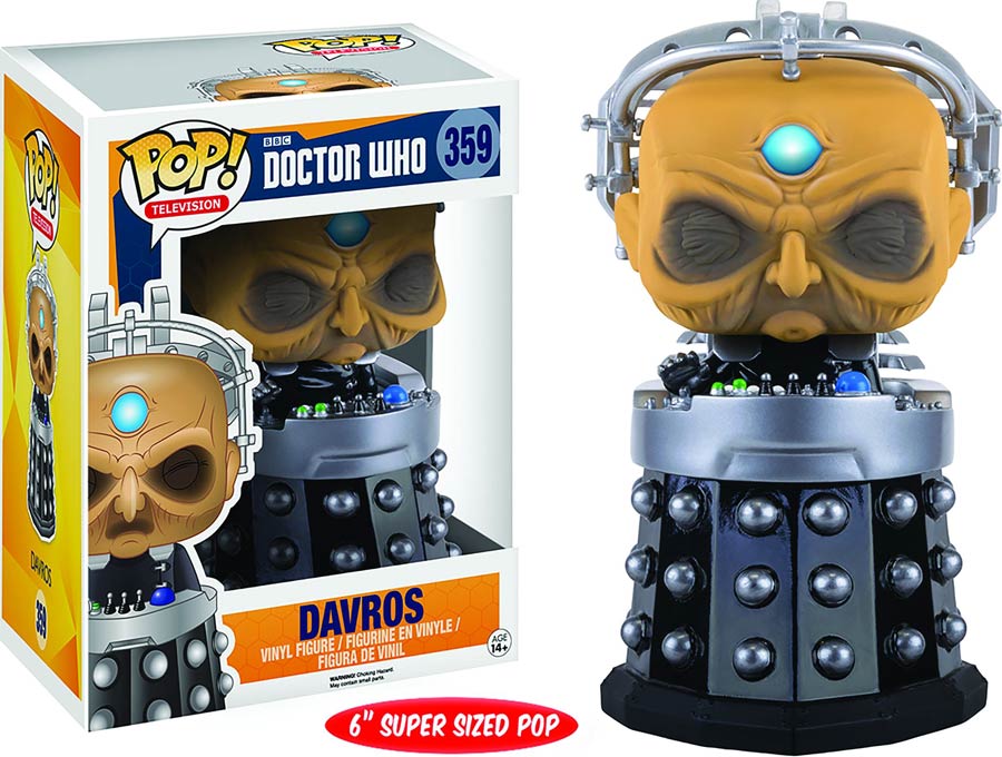 POP Television 359 Doctor Who Davros 6-inch Supersized Vinyl Figure