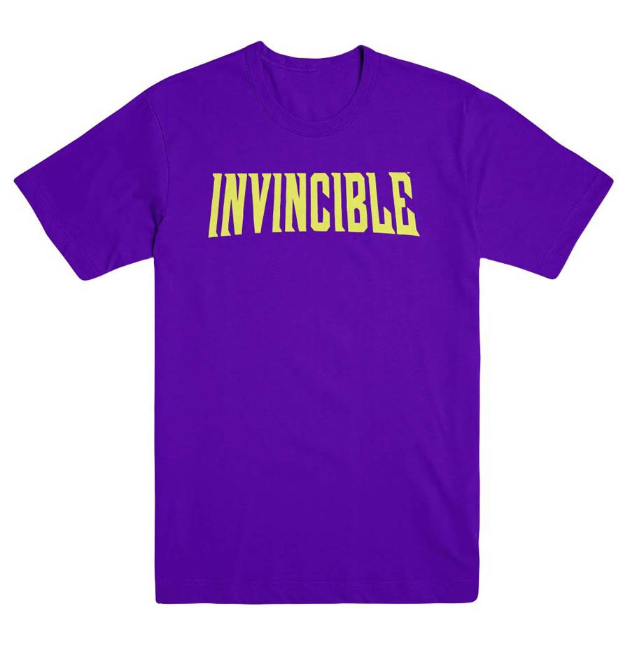 Invincible Purple Logo Unisex T-Shirt XXX-Large