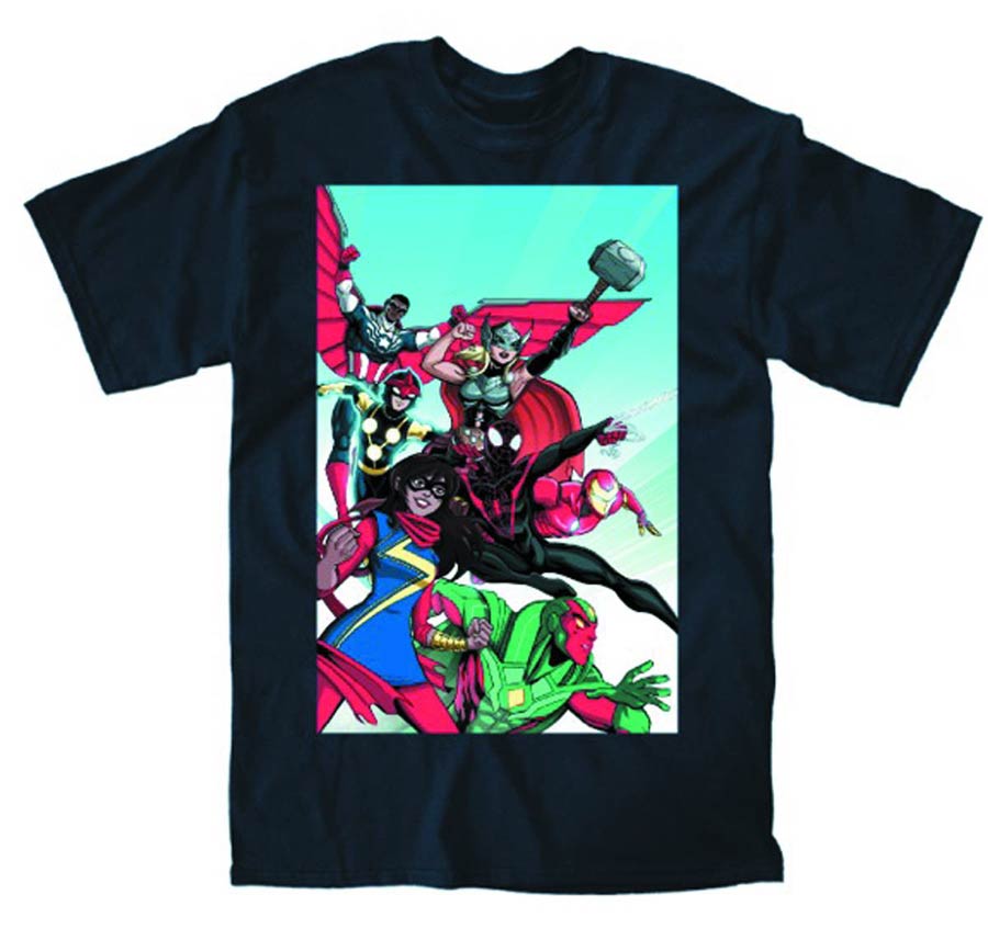 All-New Avengers Navy T-Shirt Large