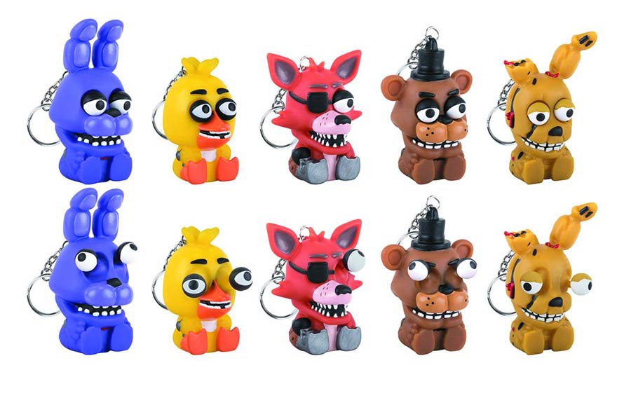 Five Nights At Freddys Squeeze Keychain 24-Piece Display