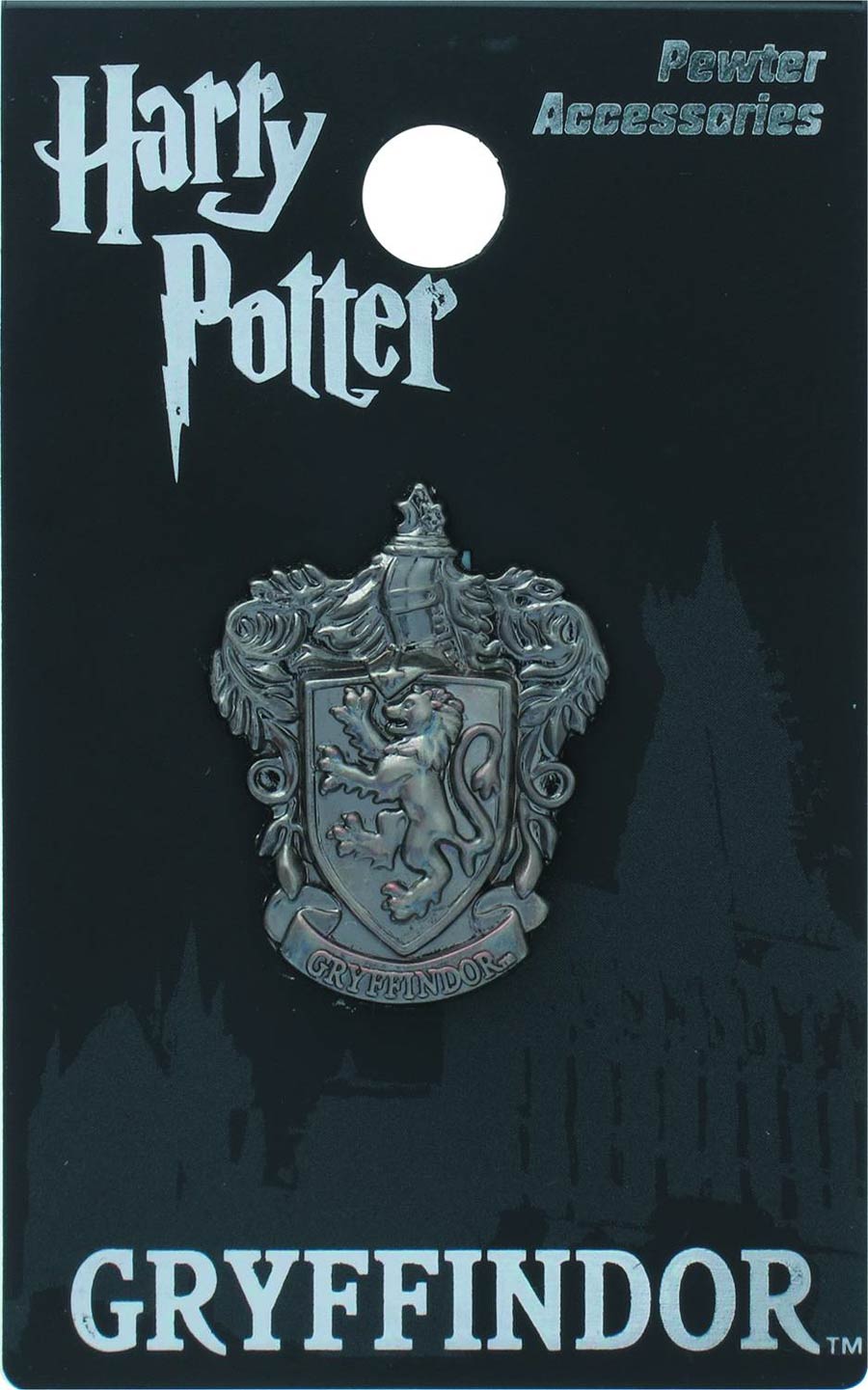 Harry Potter Crest Pewter Lapel Pin - Gryffindor