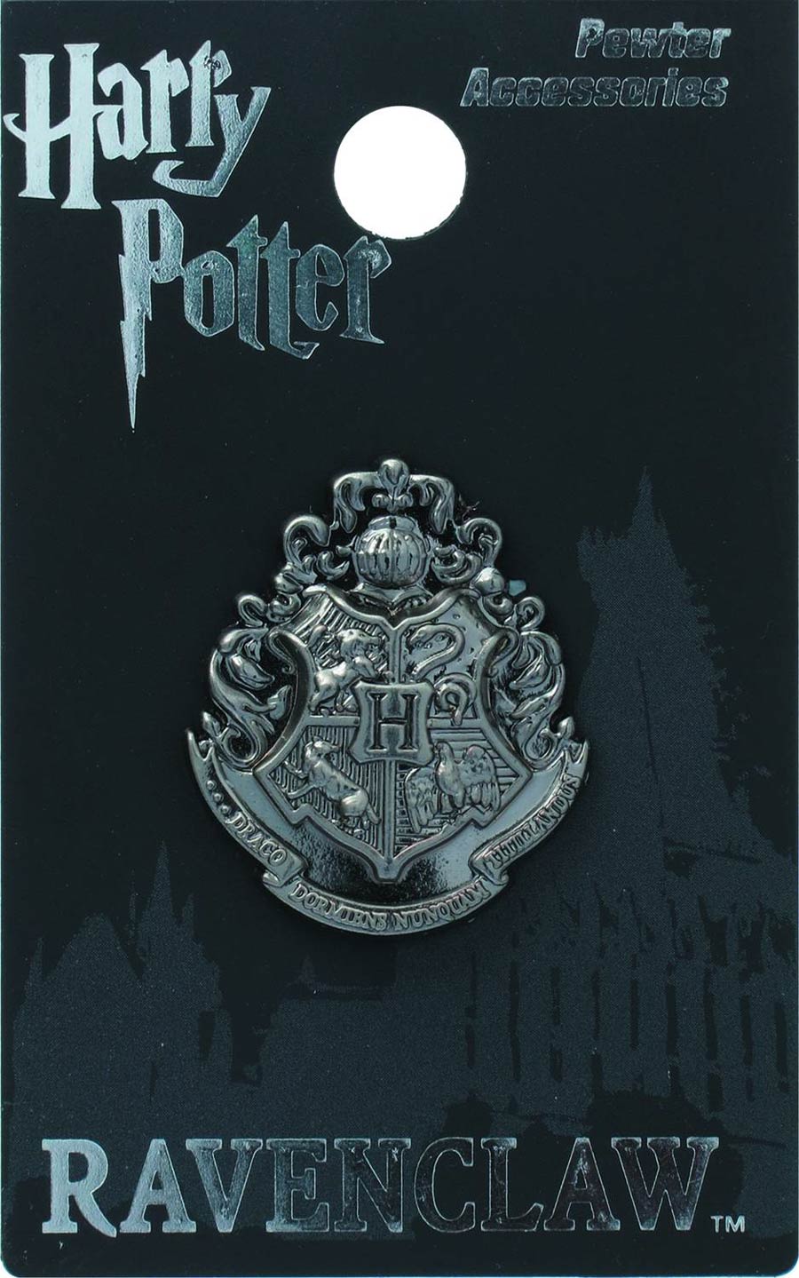 Harry Potter Crest Pewter Lapel Pin - Hogwarts