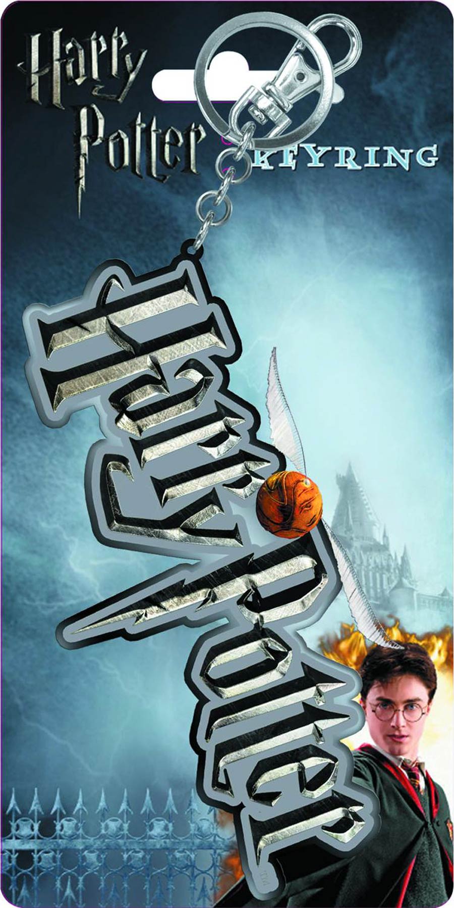 Harry Potter Pewter Keyring - Harry Potter Logo