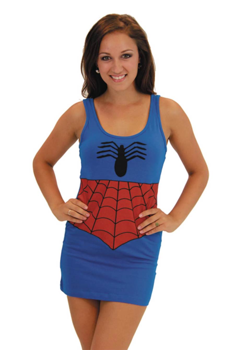 Marvel Spider-Man Graphic Tank Dress Small