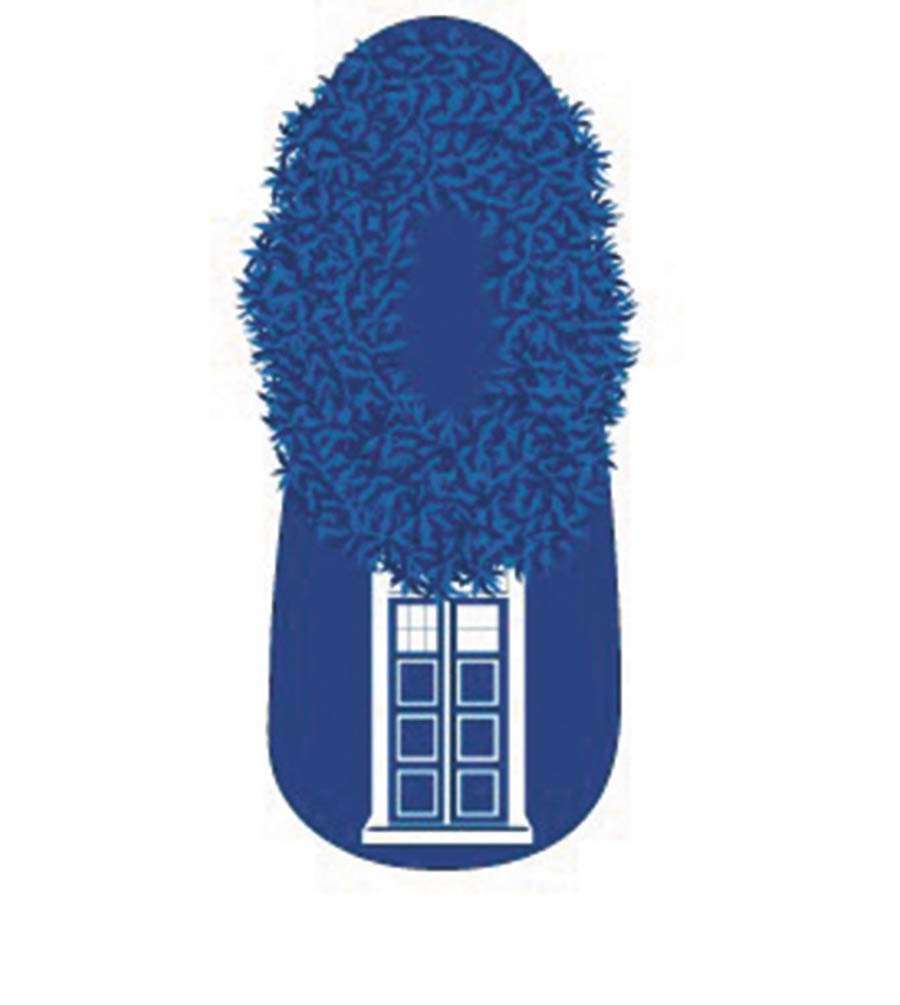 Doctor Who TARDIS Slip-On Slipper Sock