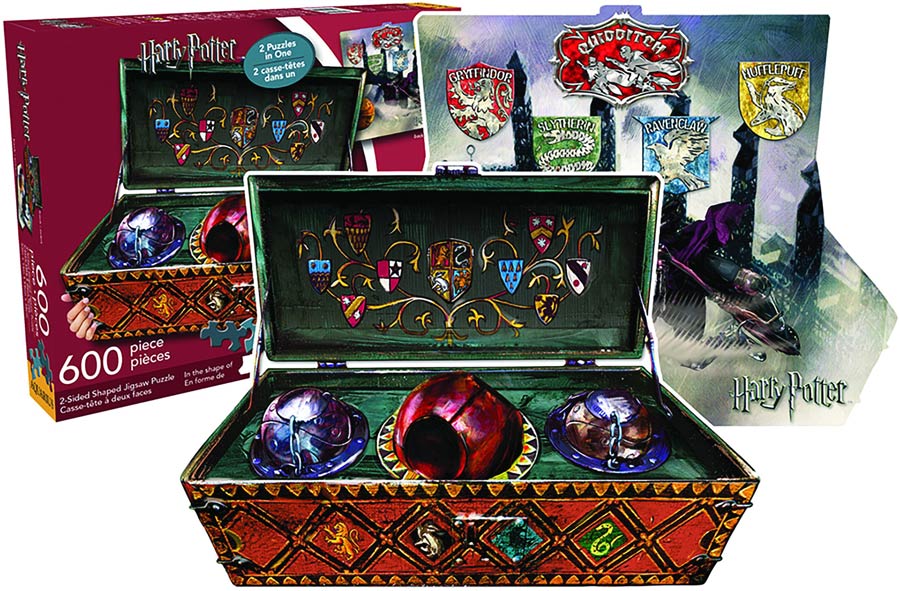Harry Potter 2 Sided 600-Piece Diecut Jigsaw Puzzle