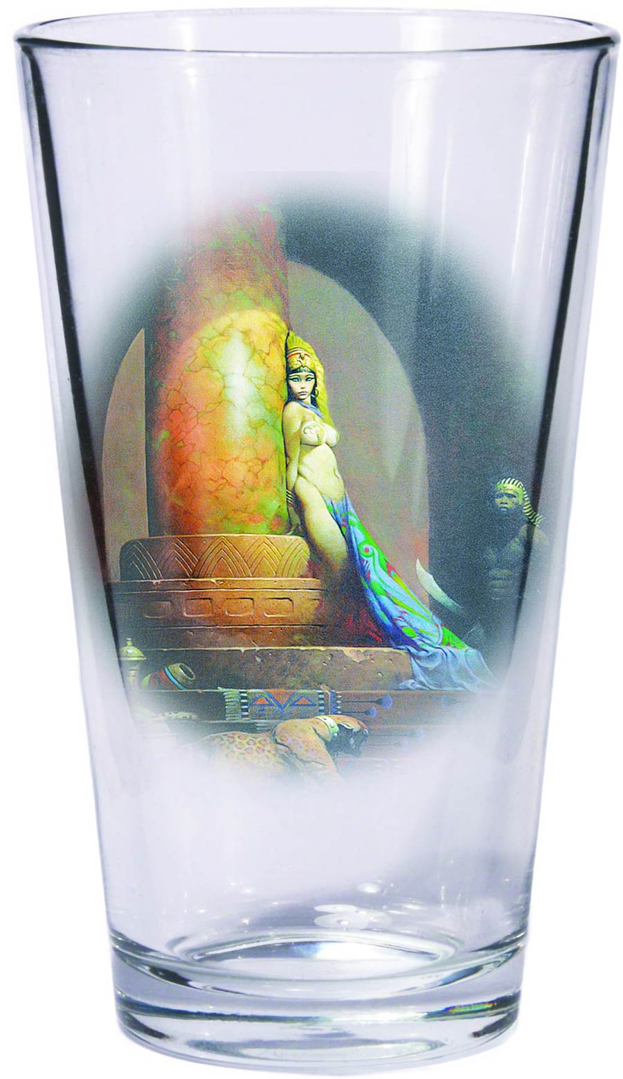 Frazetta Death Dealer And Egyptian Queen Pint Glass Set