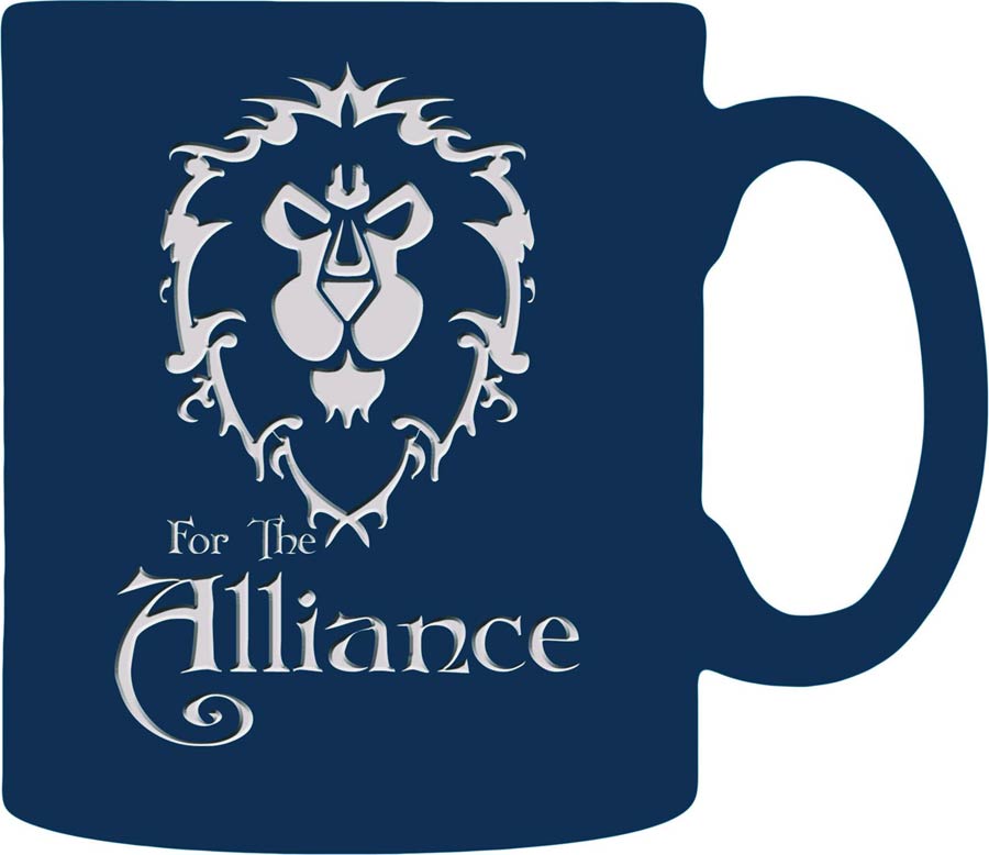 World Of Warcraft Etched Coffee Mug - Alliance