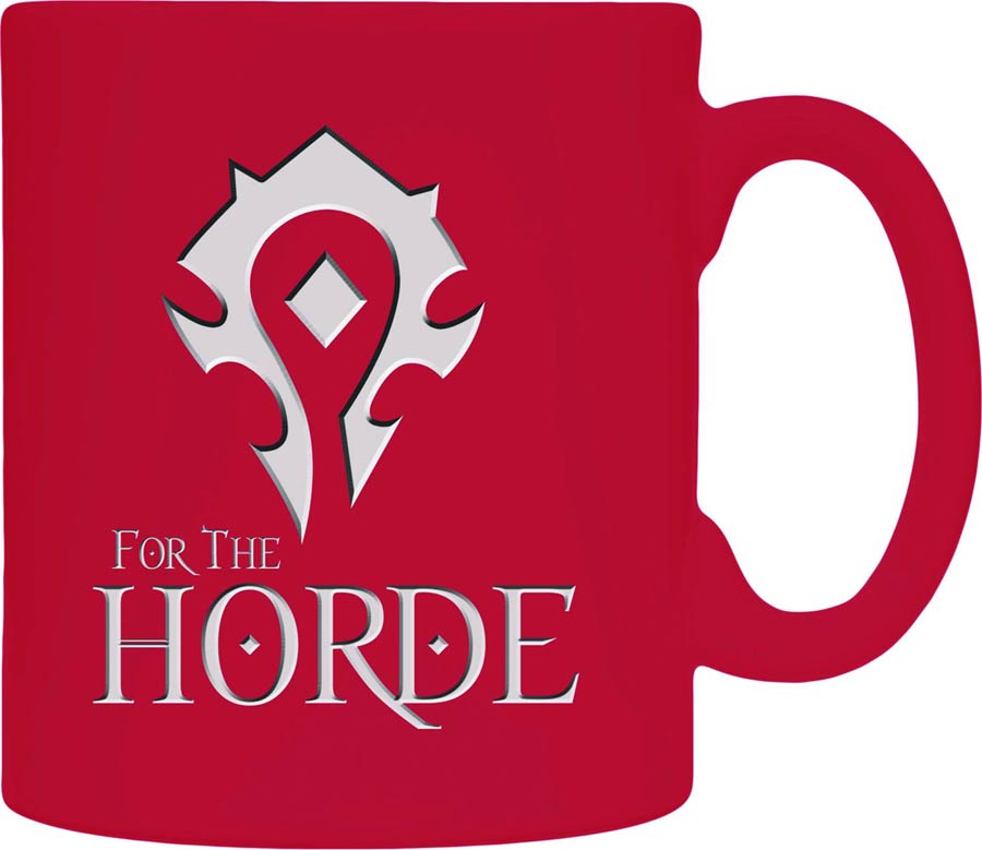 World Of Warcraft Etched Coffee Mug - Horde
