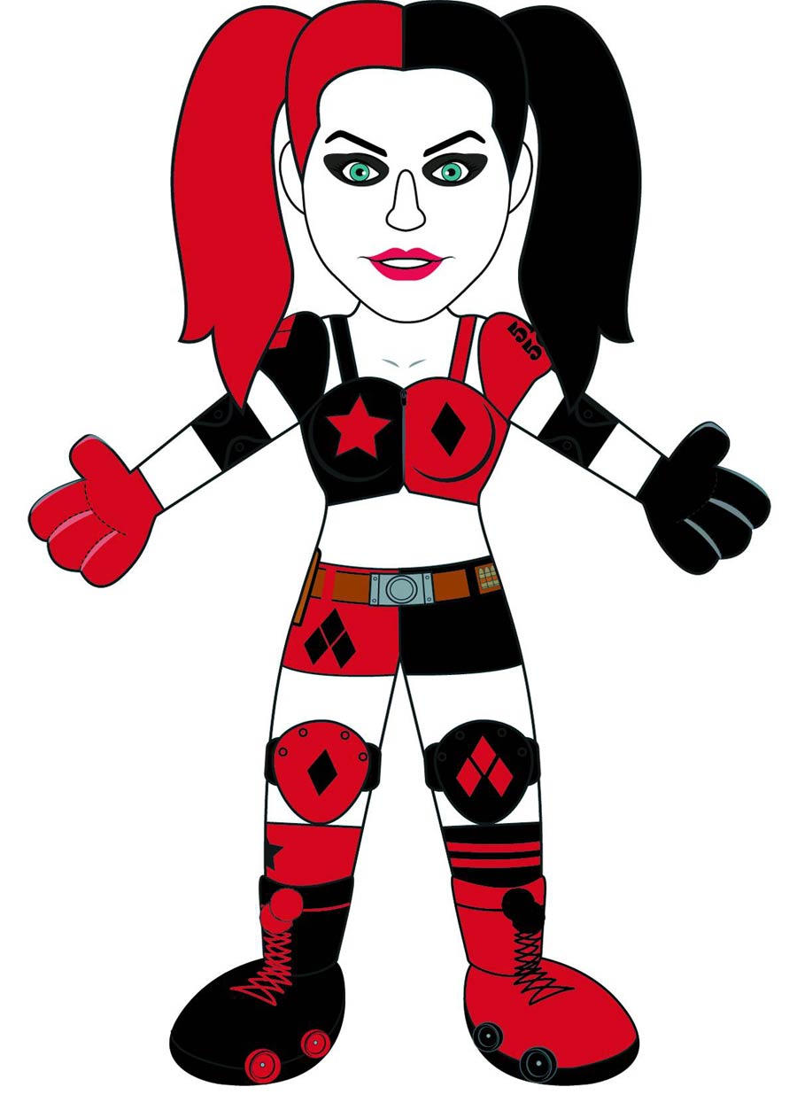 DC Heroes 10-Inch Plush Figure - Roller Derby Harley Quinn
