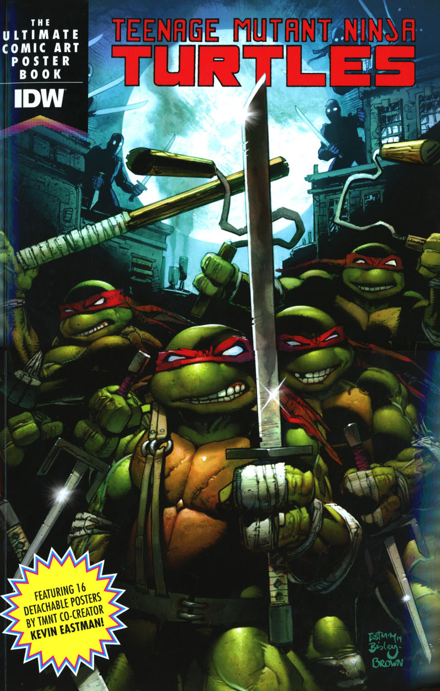 Teenage Mutant Ninja Turtles Ultimate Comic Art Poster Book TP