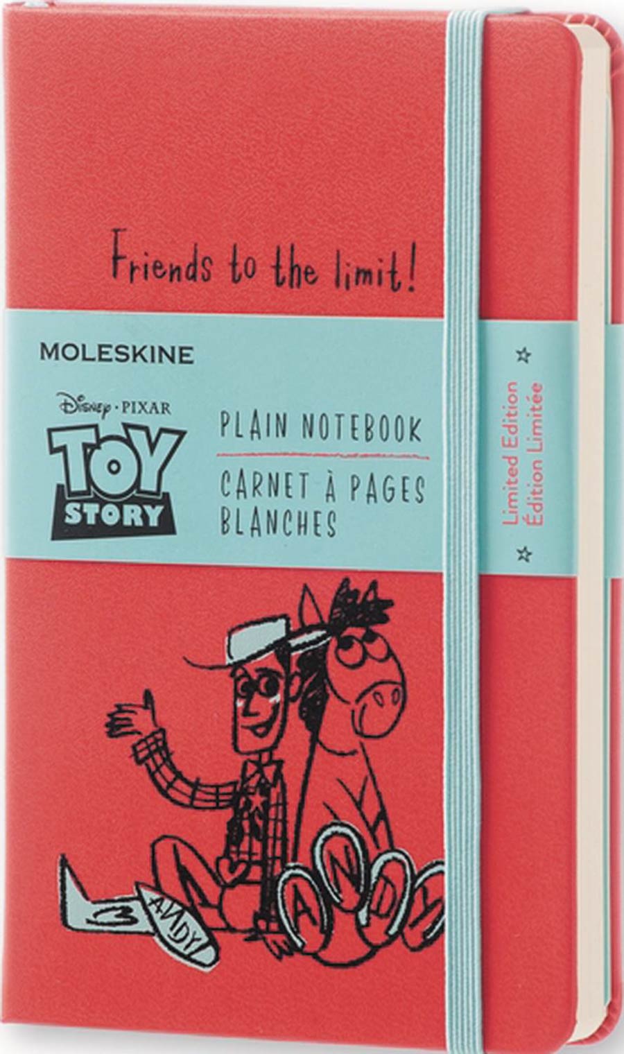 Moleskine Toy Story Pocket Notebook - Plain Red