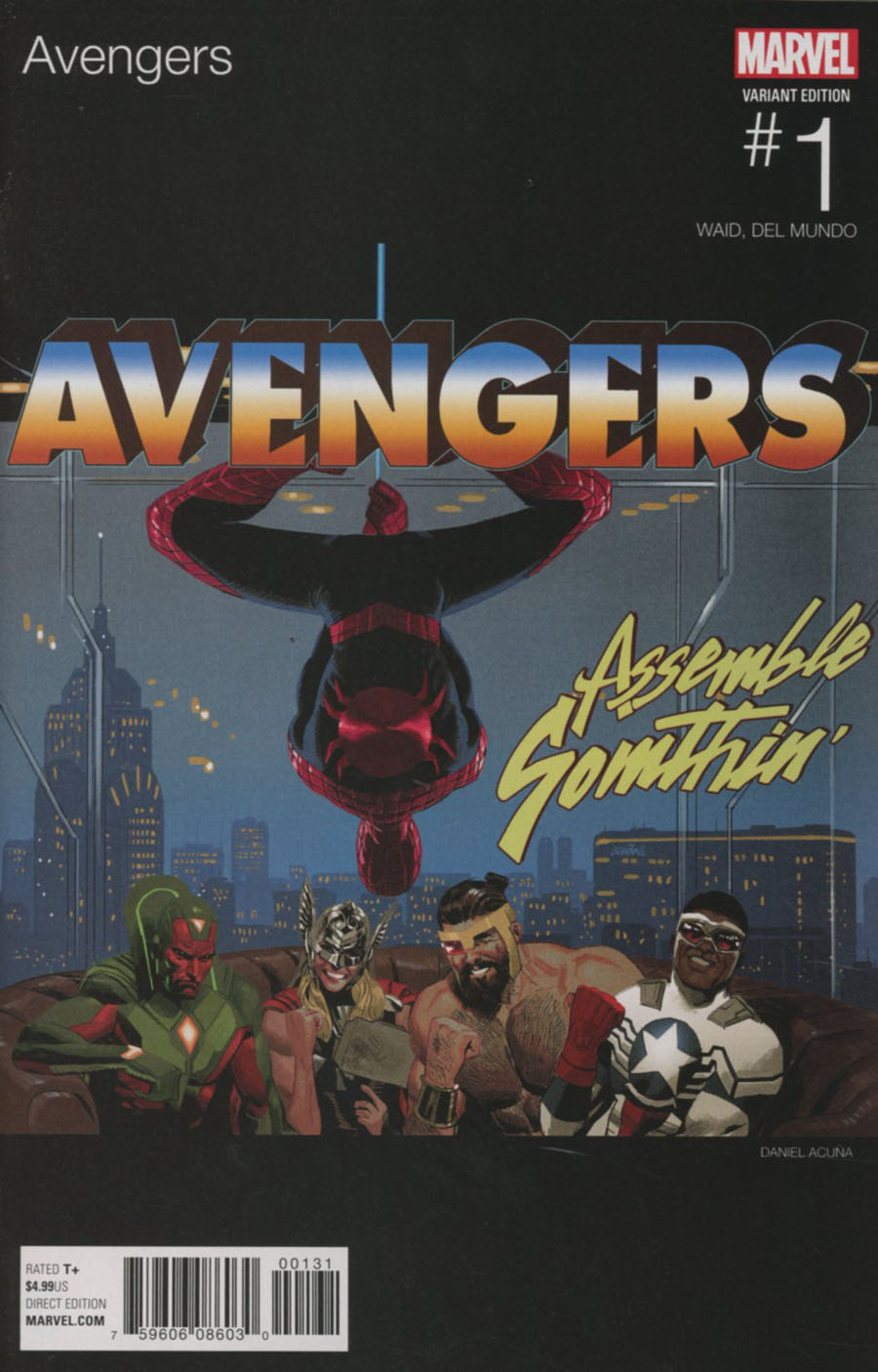 Avengers Vol 6 #1 Cover B Variant Marvel Hip-Hop Cover (Marvel Now Tie-In)